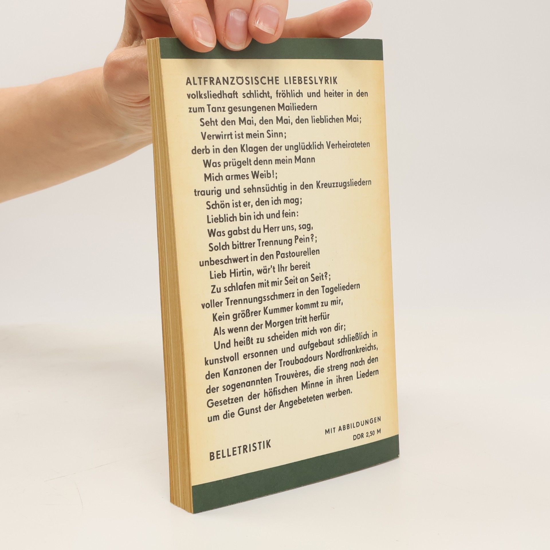 Various authors Altfranzösische Liebeslyrik