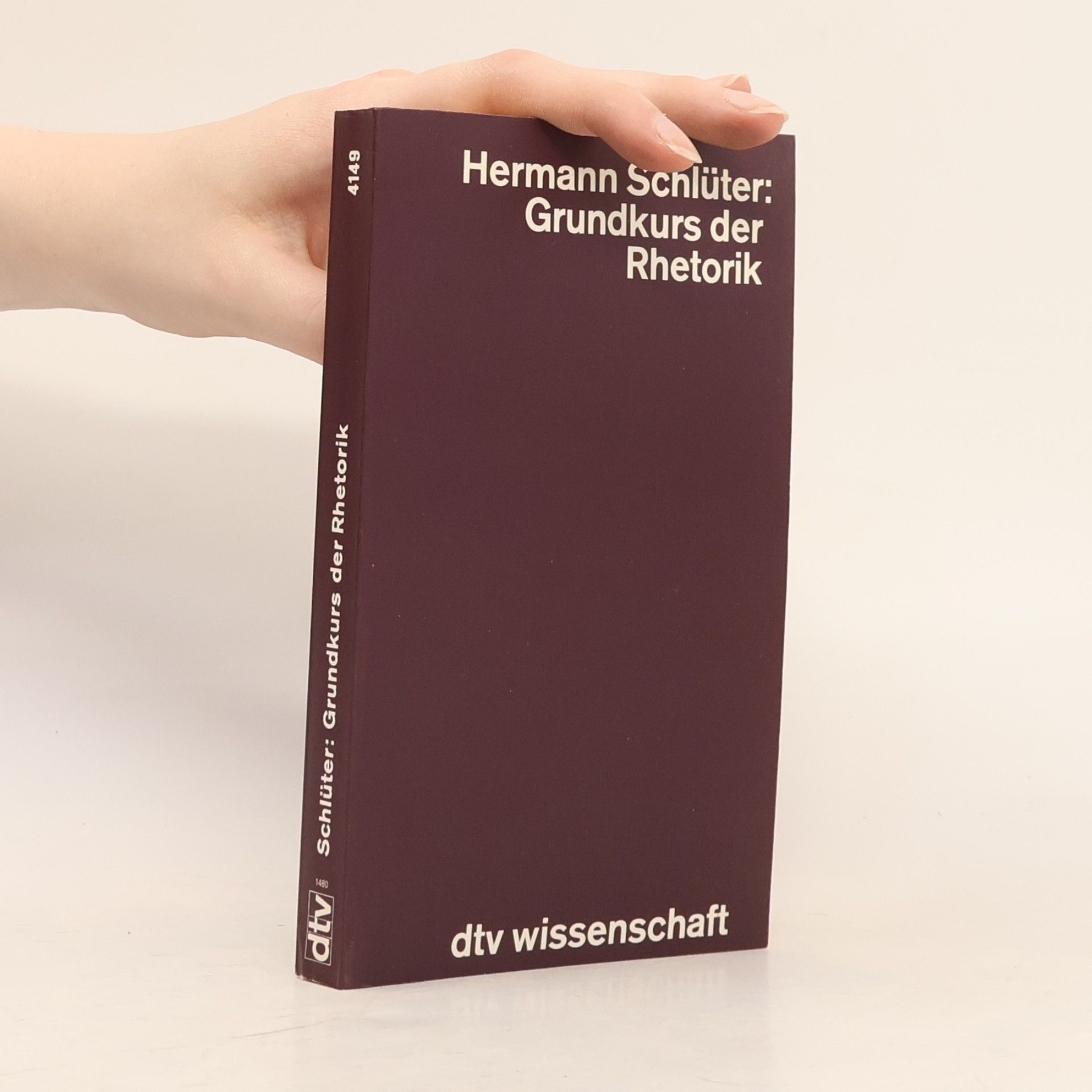 Friedrich Hermann Schlüter Grundkurs der Rhetorik