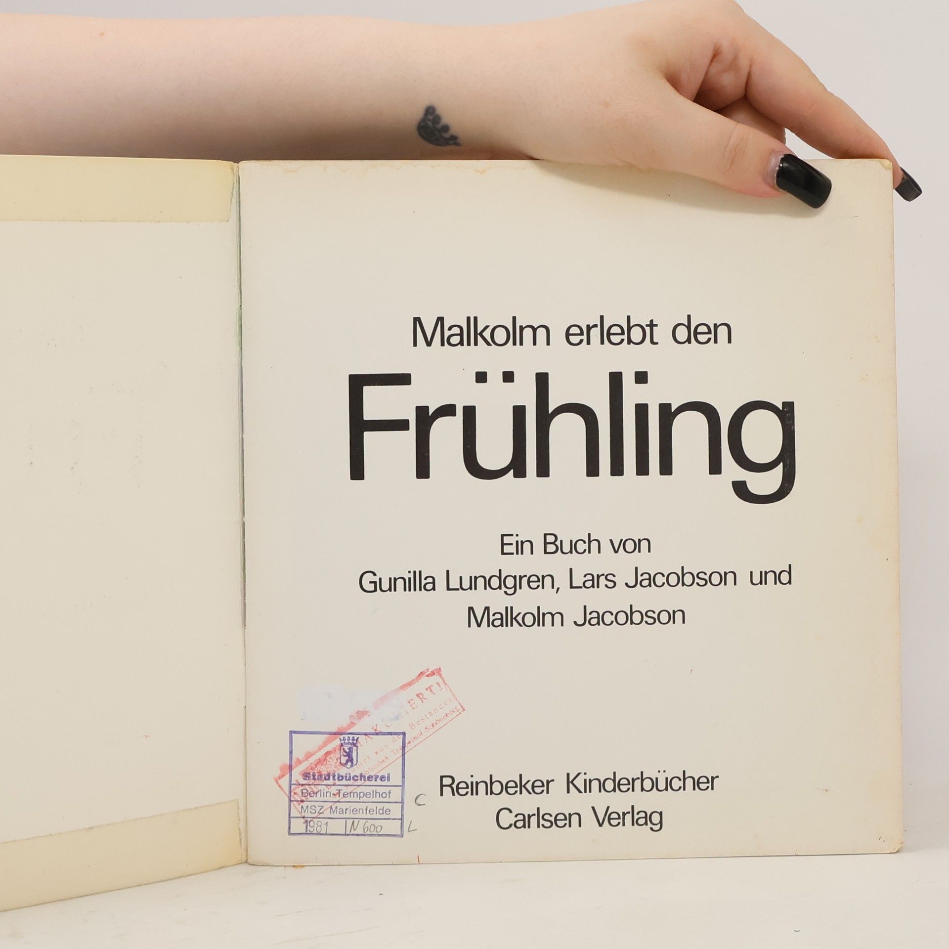 Gunilla Lundgren Malkolm erlebt den Frühling