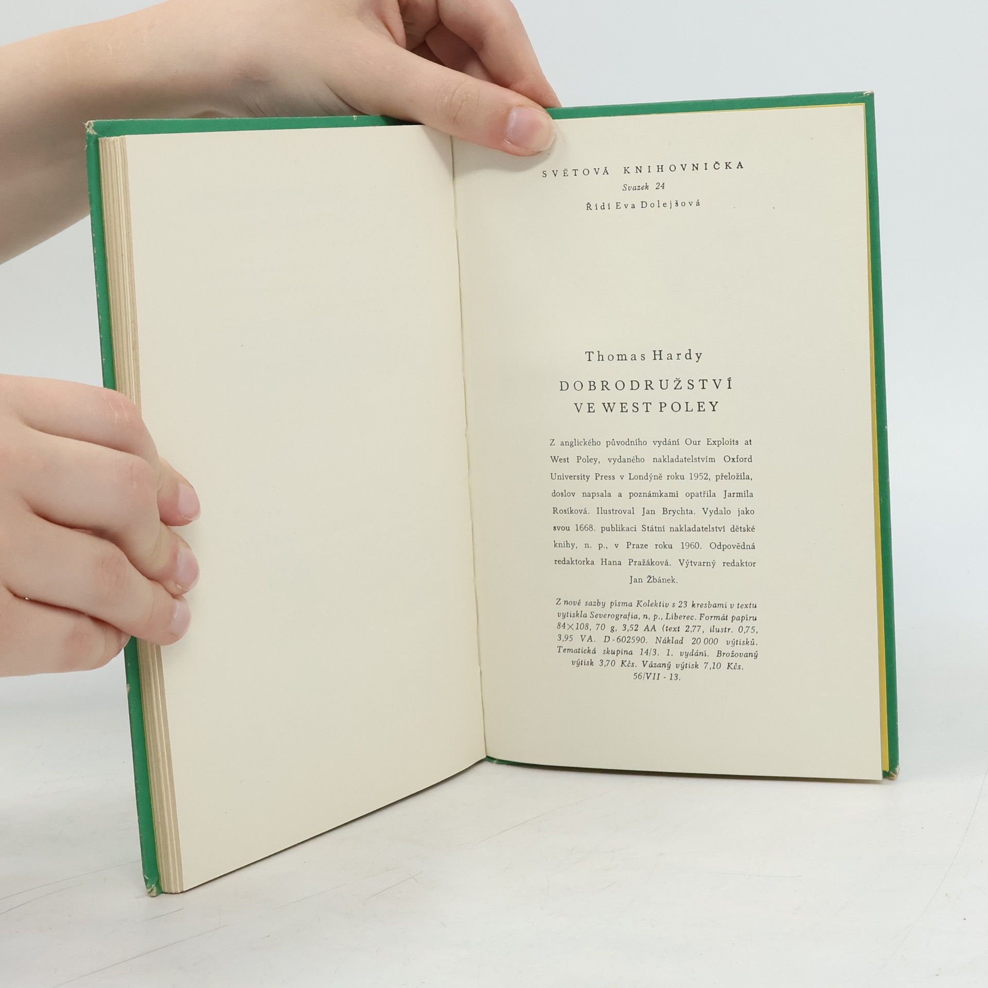 Thomas Hardy Dobrodružství ve West Poley