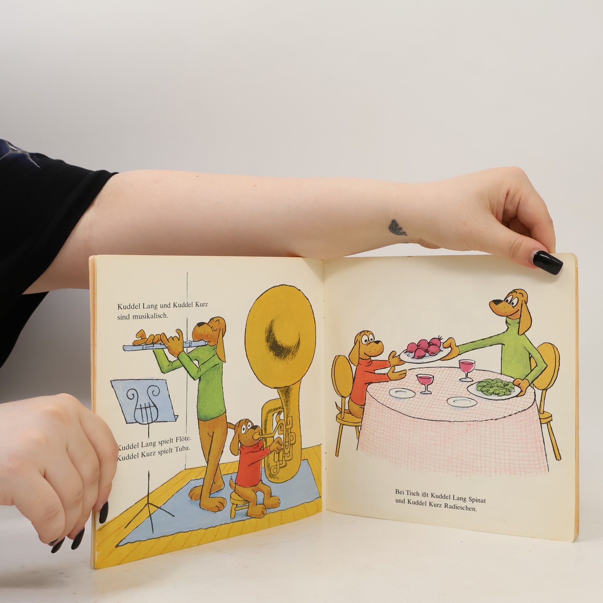 Lesemaus Bilderbuch - 1: Kuddel Lang und Kuddel Kurz