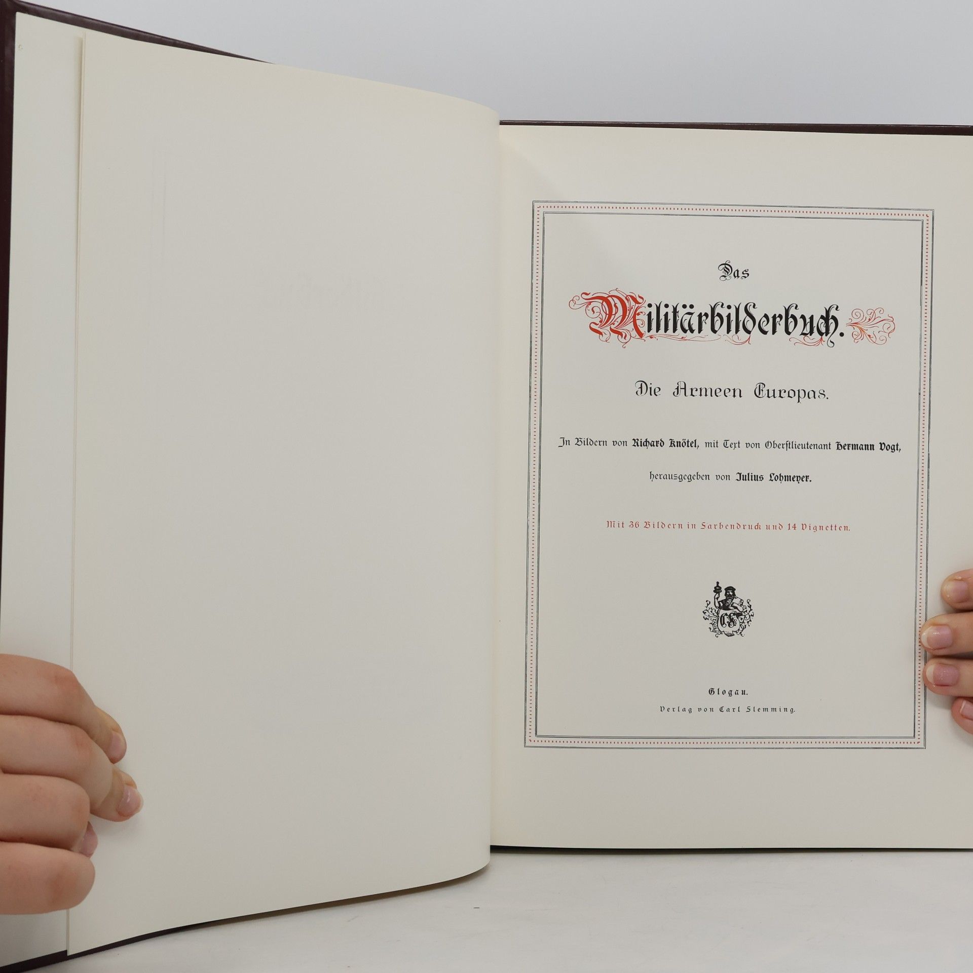 Julius Lohmeyer Das Militärbilderbuch