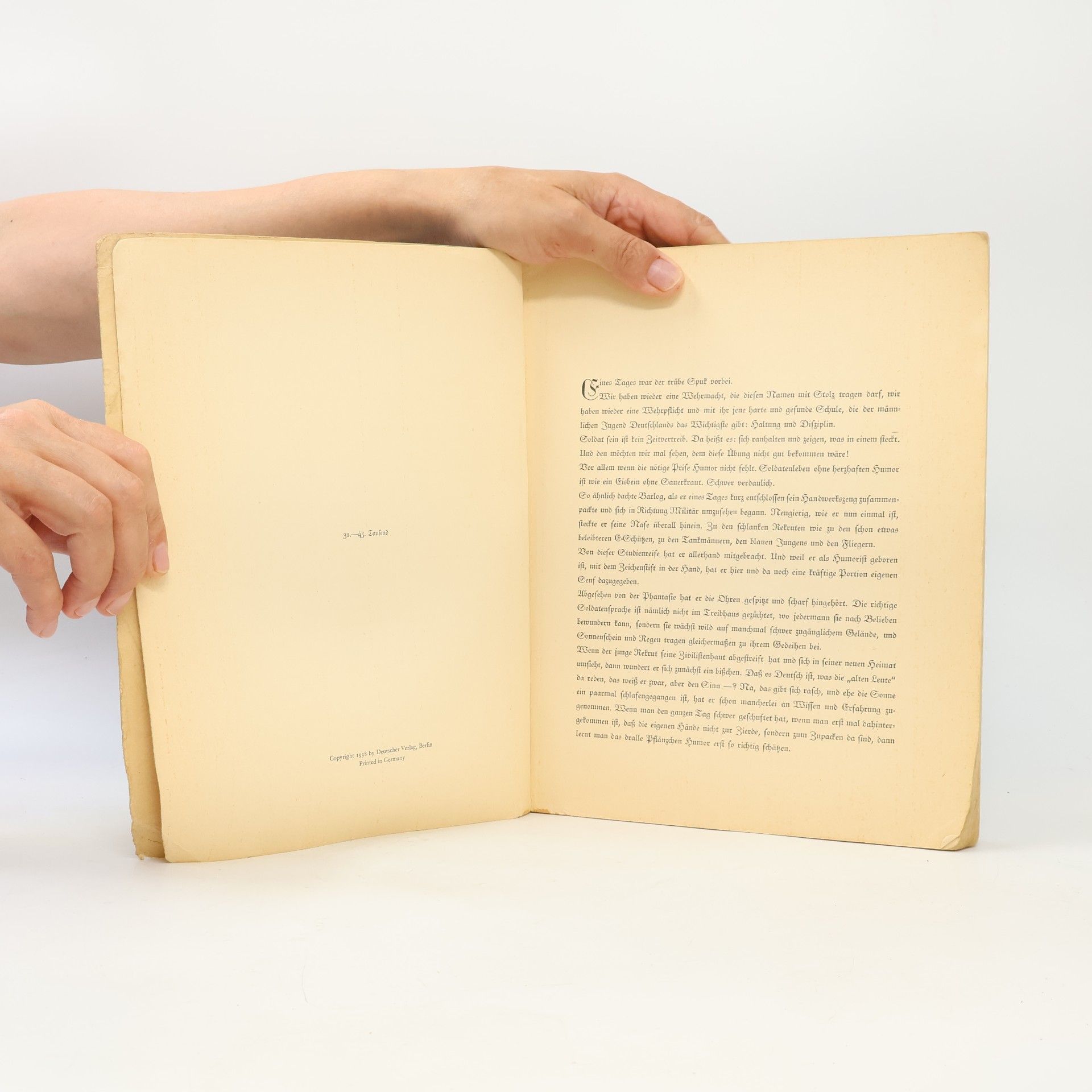 Ferdinand Barlog Barlog's lustige Soldatenfibel