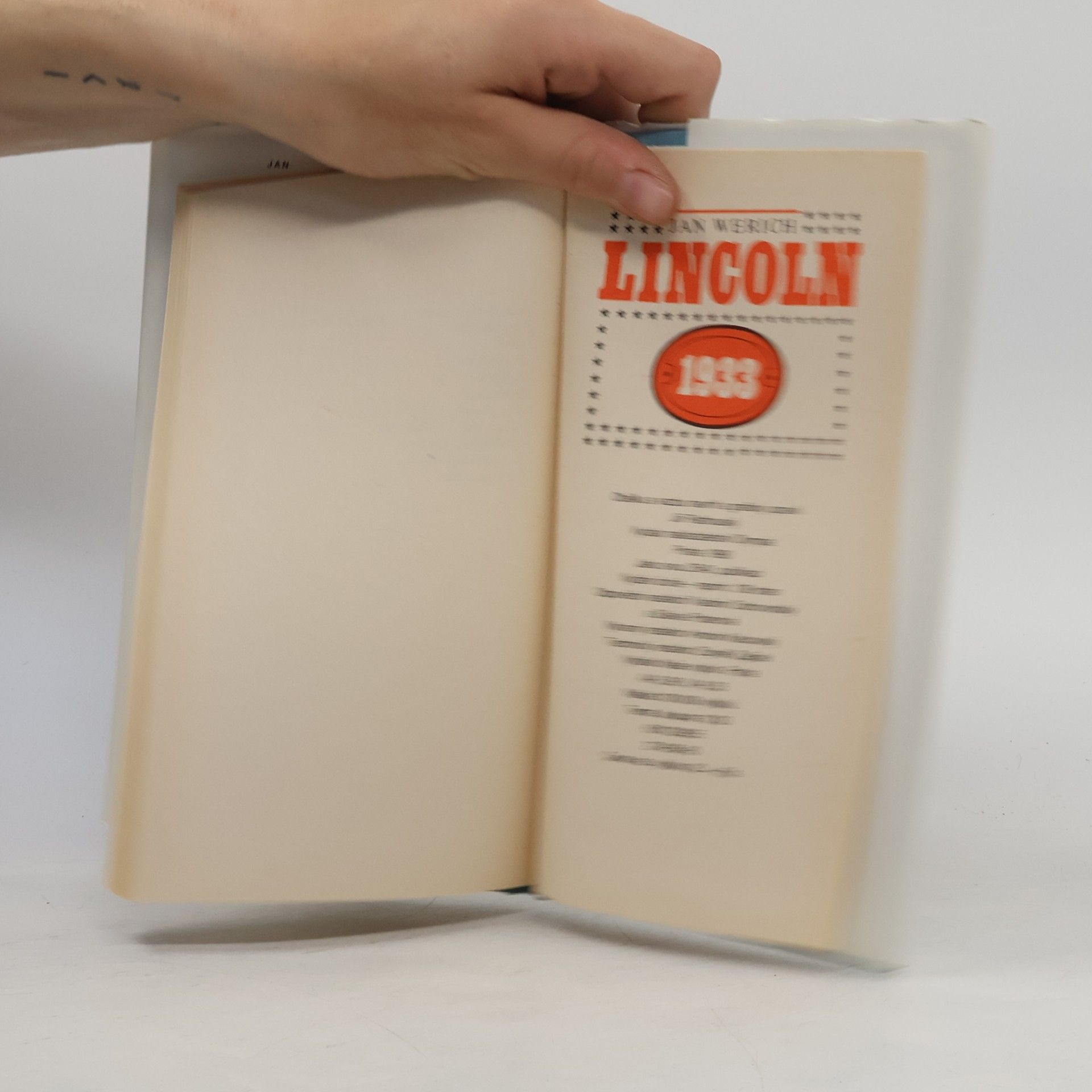 Jan Werich Lincoln 1933