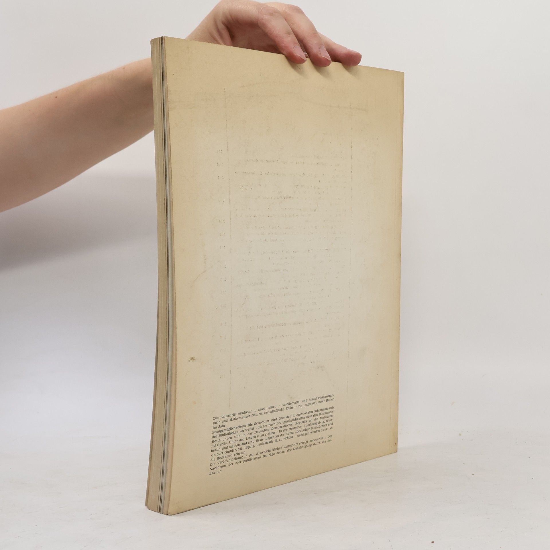 Autorenkollektiv Wissenschaftliche Zeitschrift der Humboldt-Universität zu Berlin