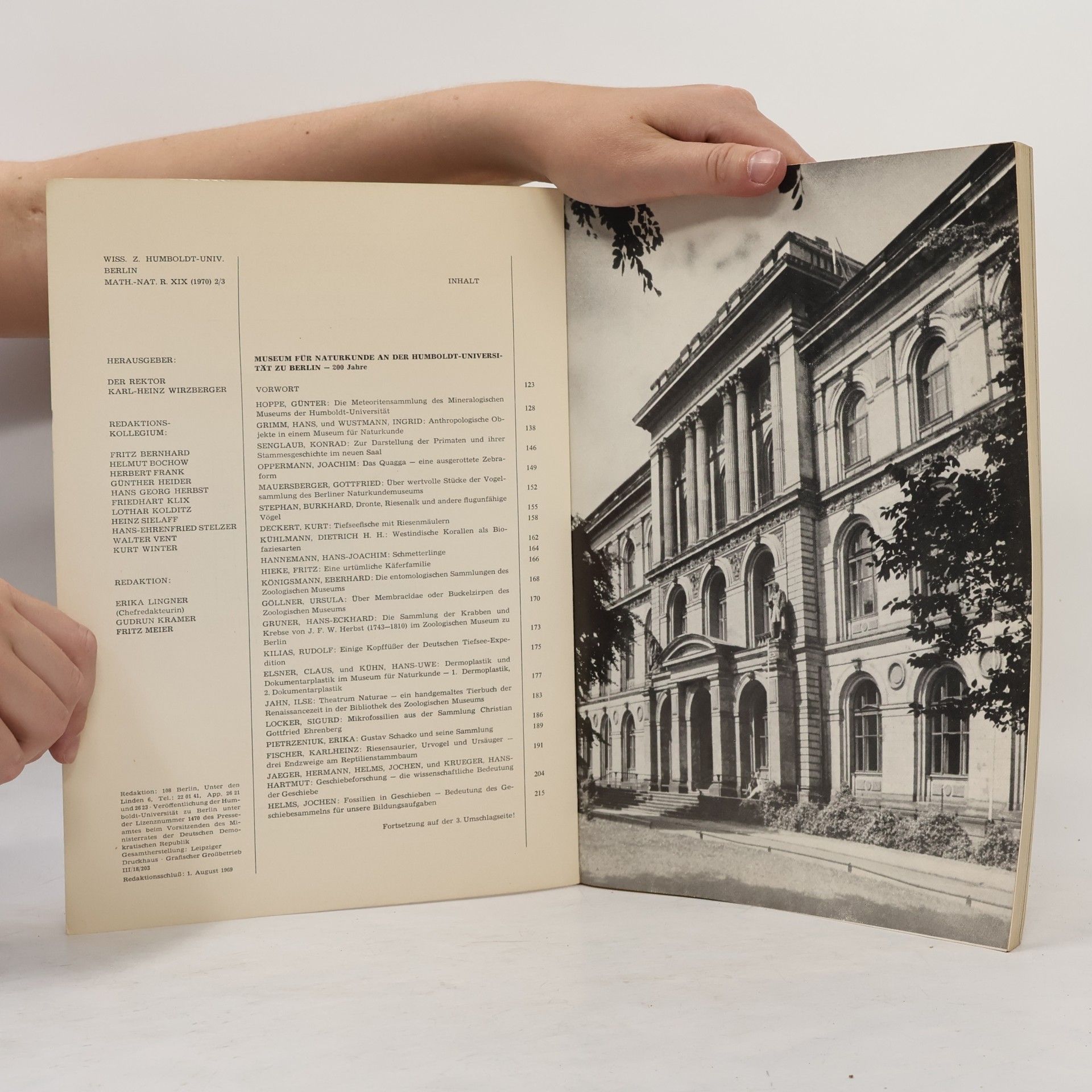 Autorenkollektiv Wissenschaftliche Zeitschrift der Humboldt-Universität zu Berlin