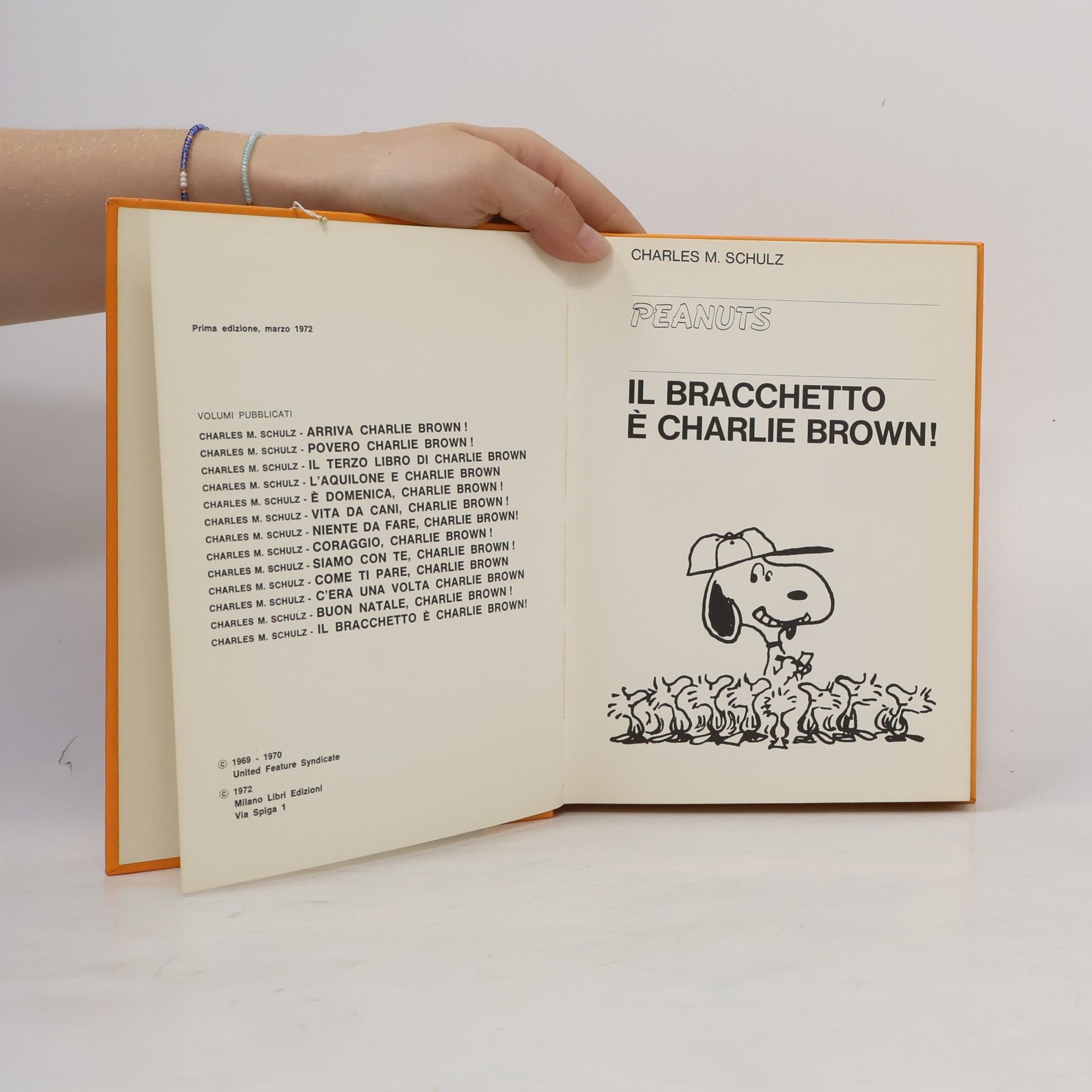 Charles M. Schulz Peanuts. Il bracchetto è Charlie Brown!