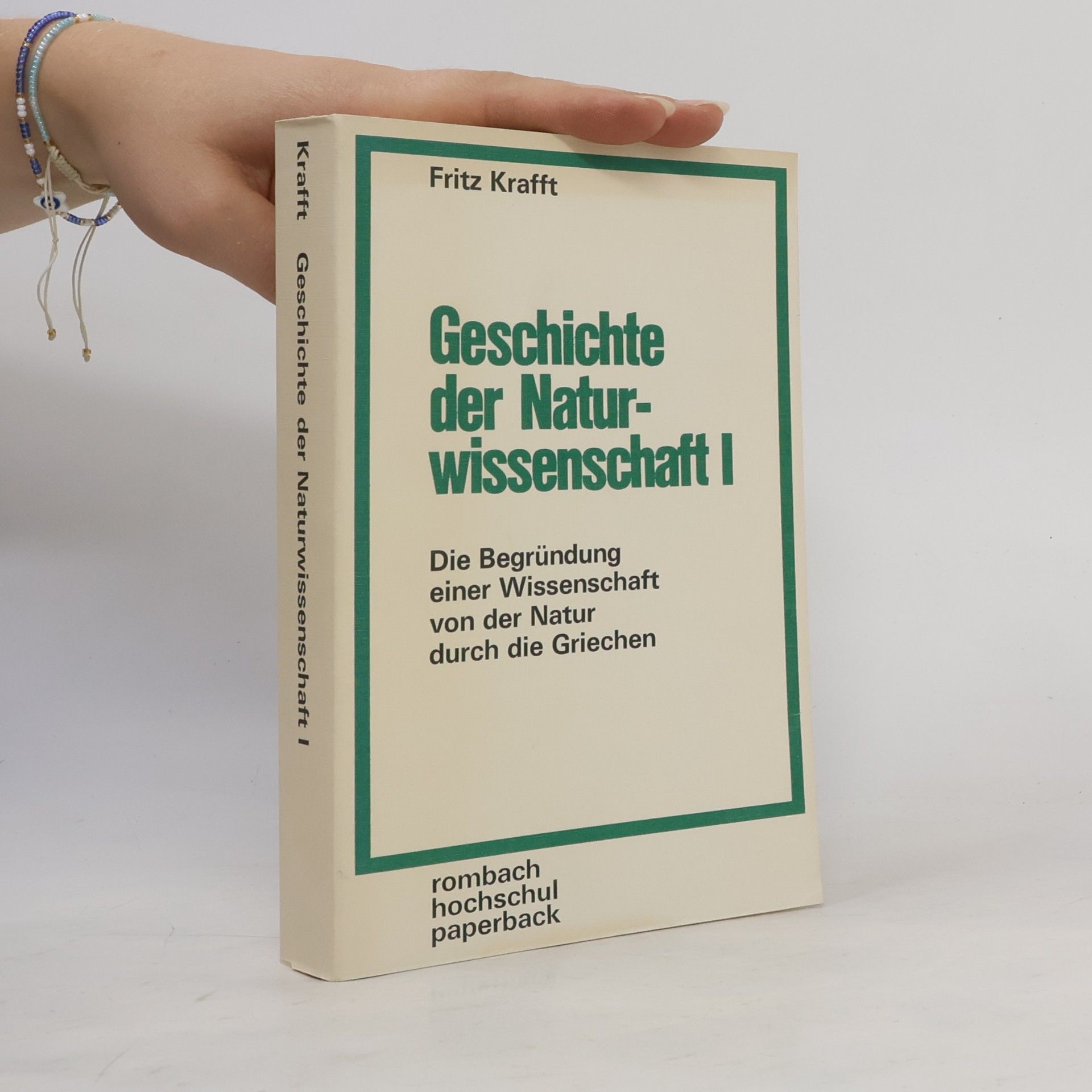 Geschichte der Naturwissenschaft I.