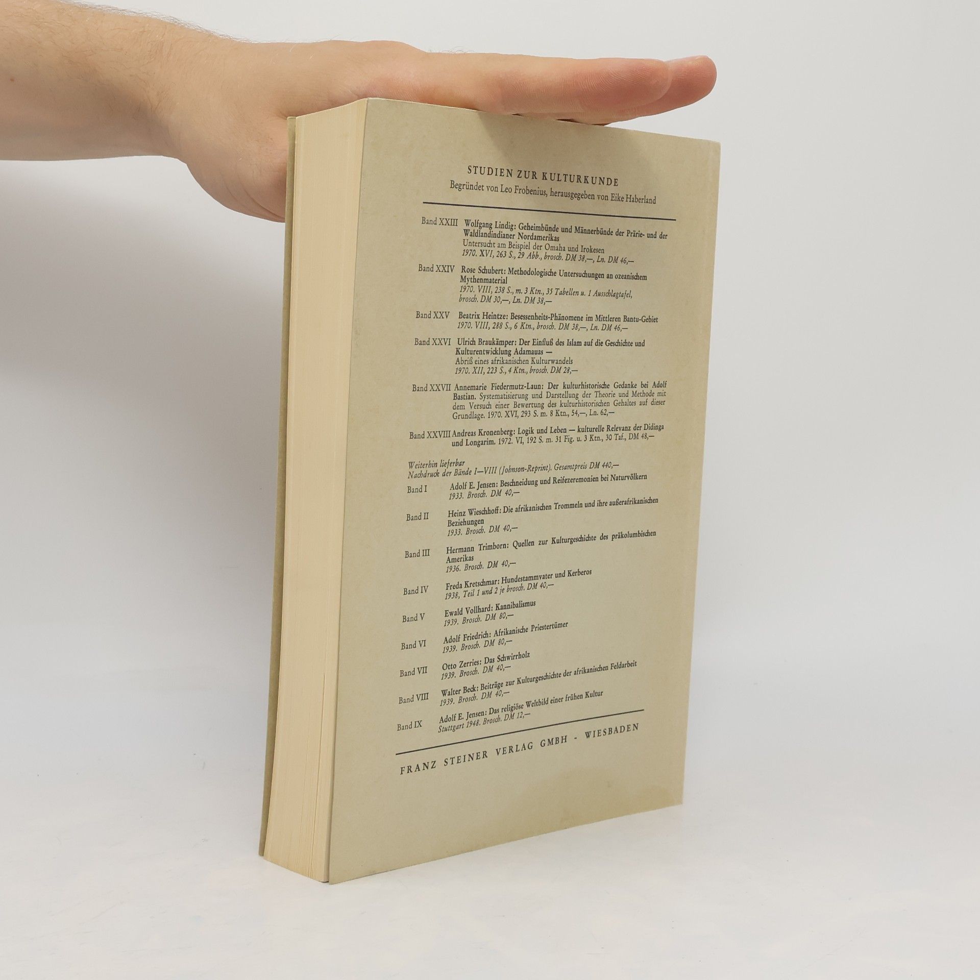 Klaus E. Müller Geschichte der antiken Ethnographie und ethnologischen Theoriebildung