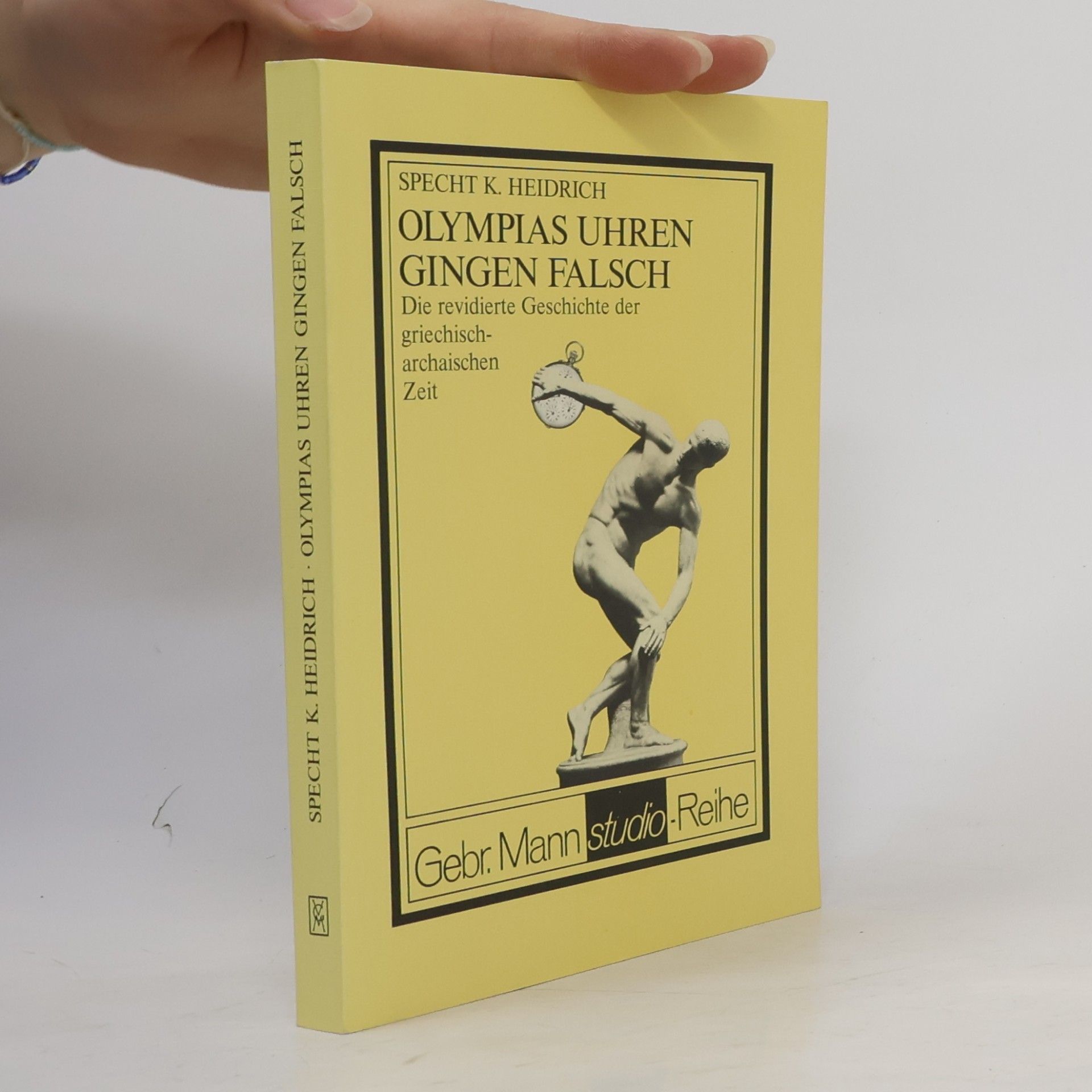 Specht K. Heidrich Olympia's Uhren gingen falsch