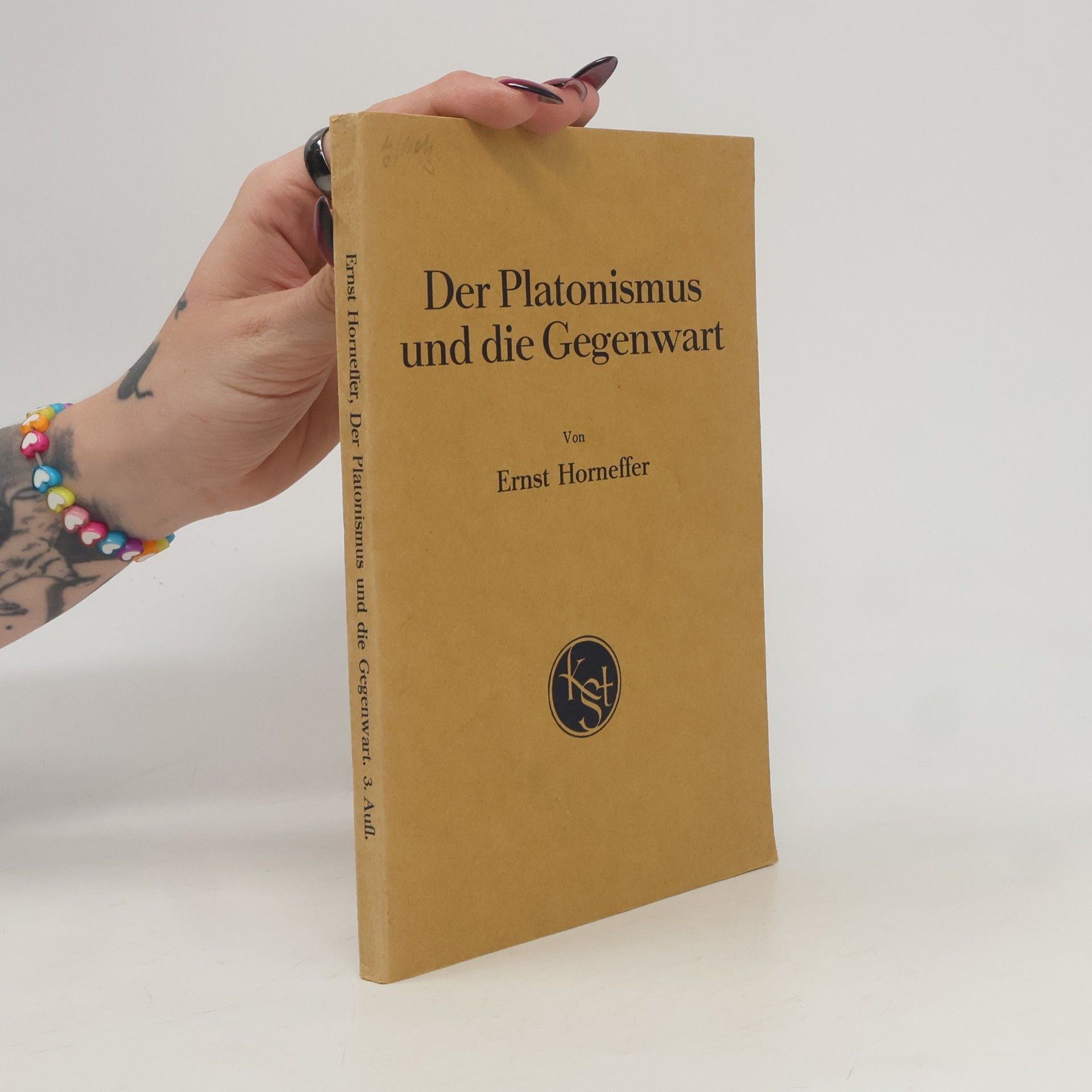 Ernst Horneffer Der Platonismus und die Gegenwart