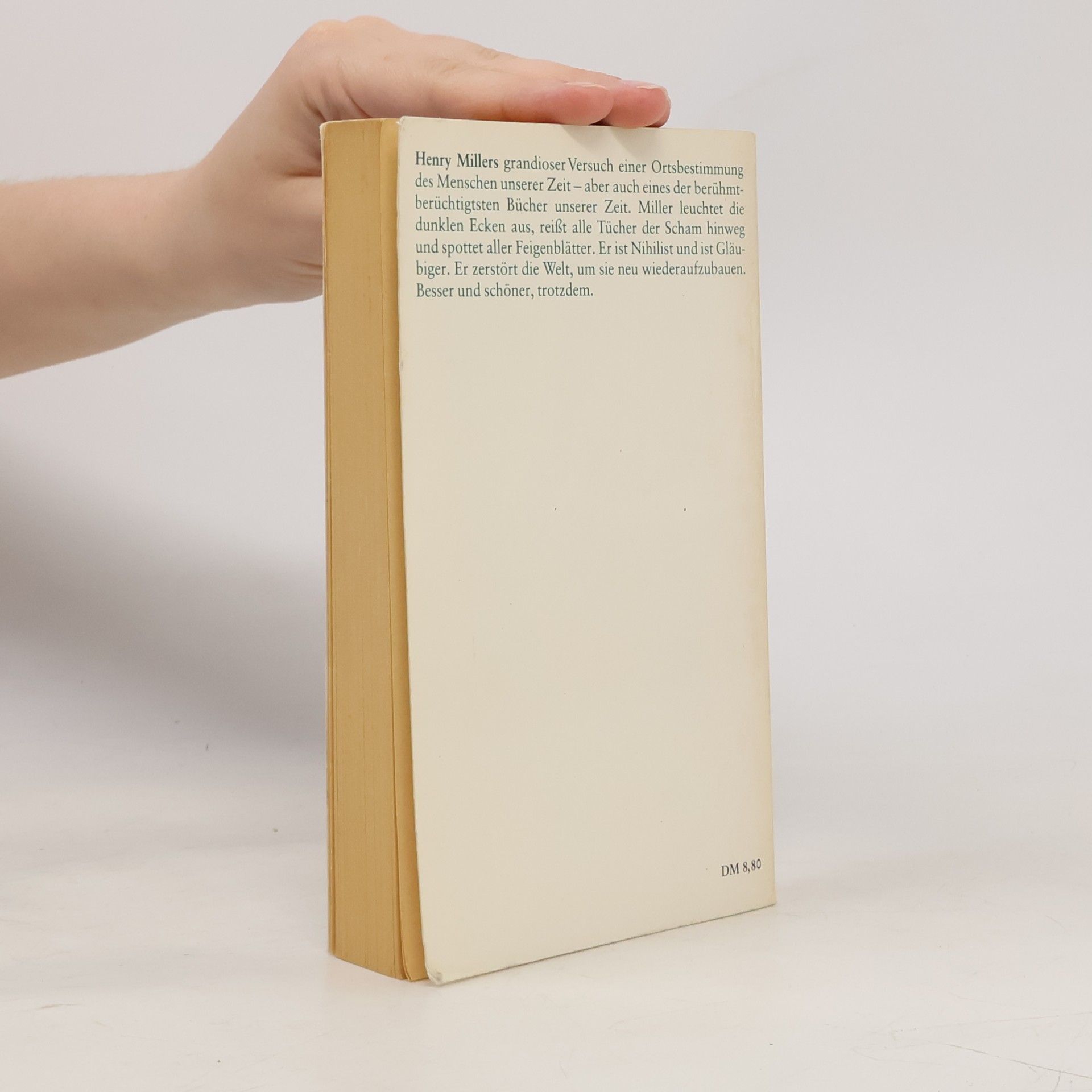 Henry Miller Wendekreis des Steinbocks