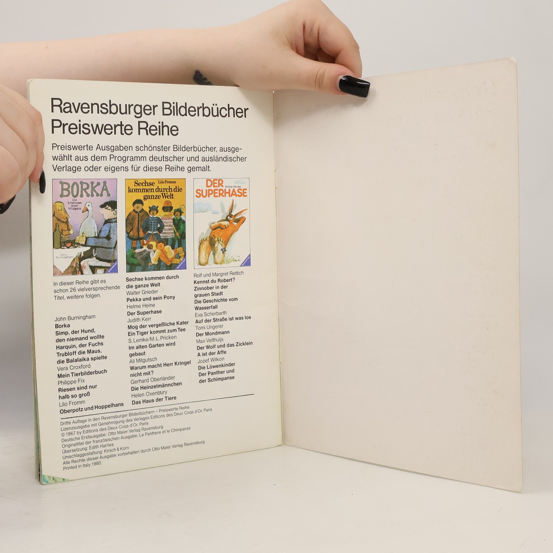 P. Buxil Der Panther und der Schimpanse