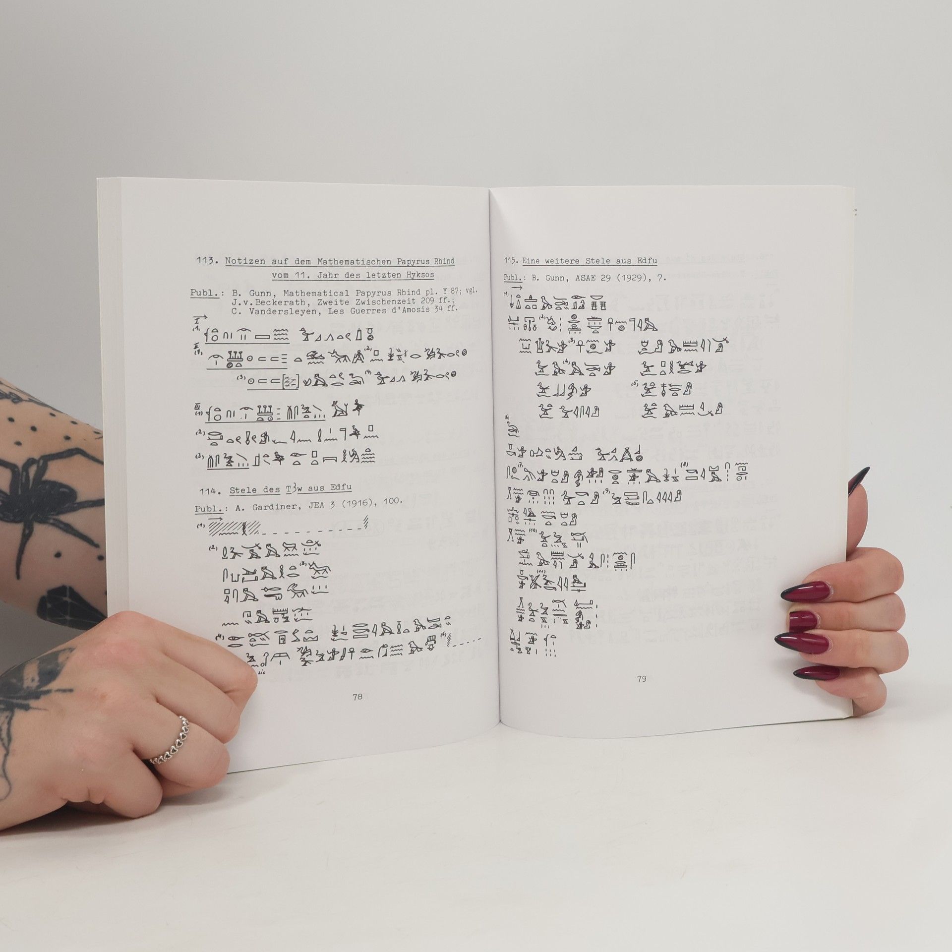 Wolfgang Helck Kleine ägyptische Texte - 6,1: Historisch-biographische Texte der 2. Zwischenzeit und neue Texte der 18. Dynastie