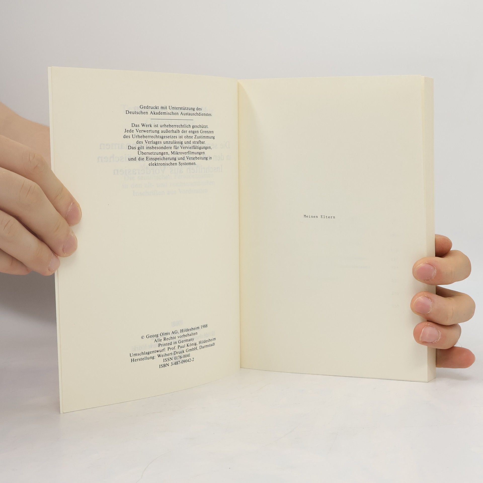Mohammed Maraqten Die semitischen Personennamen in den alt- und reichsaramäischen Inschriften aus Vorderasien (Texte und Studien zur Orientalistik)