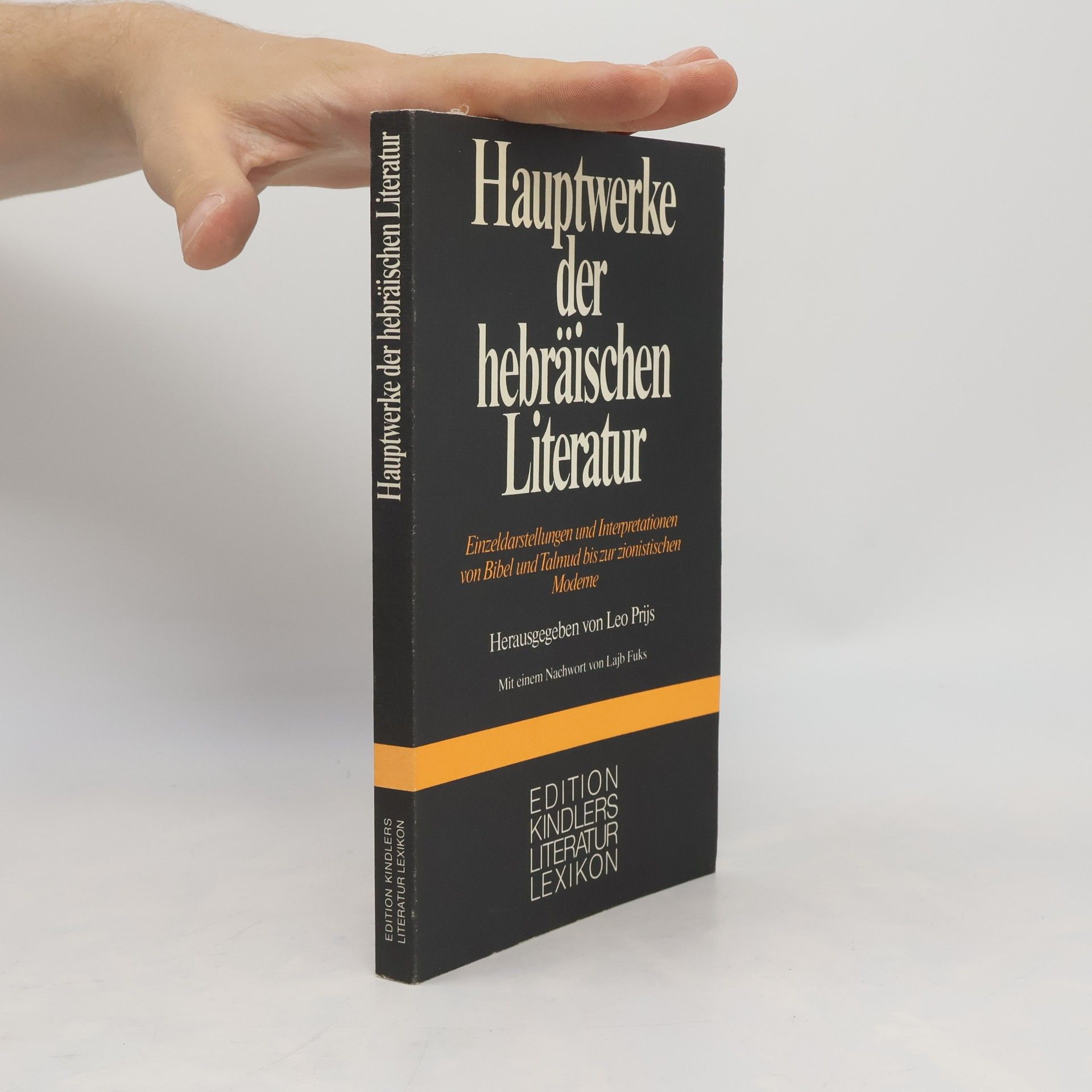 Leo Prijs Hauptwerke der hebräischen Literatur