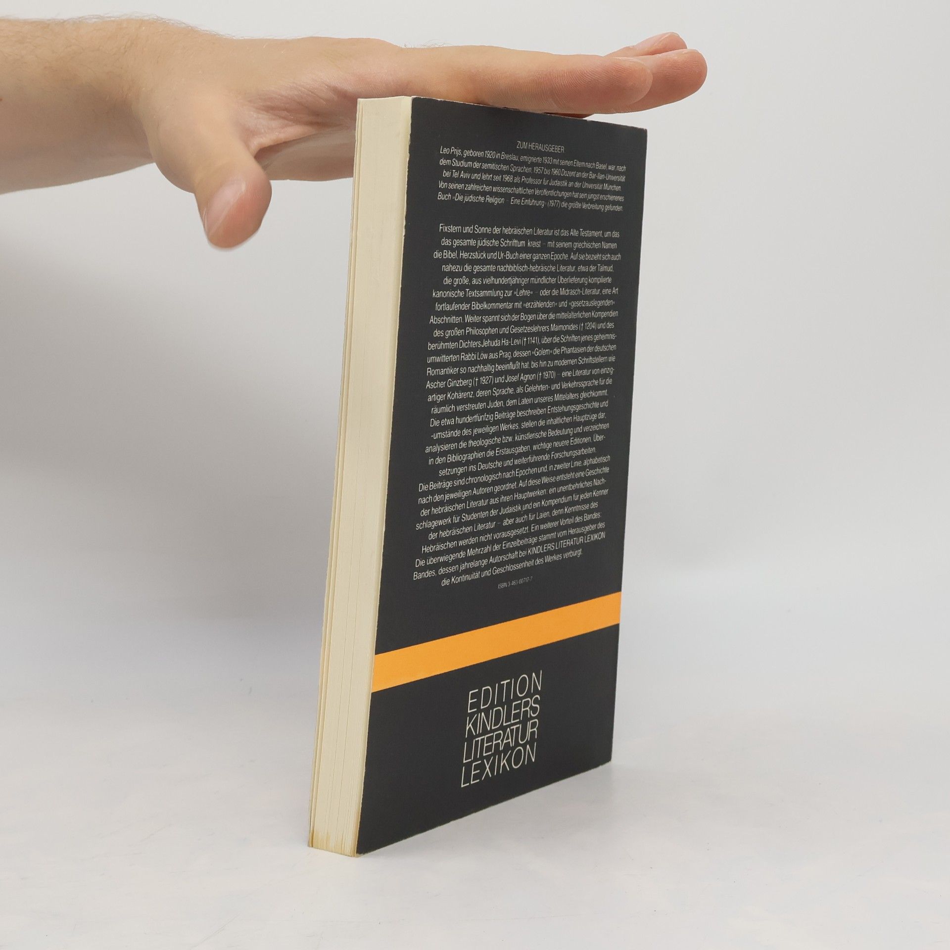 Leo Prijs Hauptwerke der hebräischen Literatur