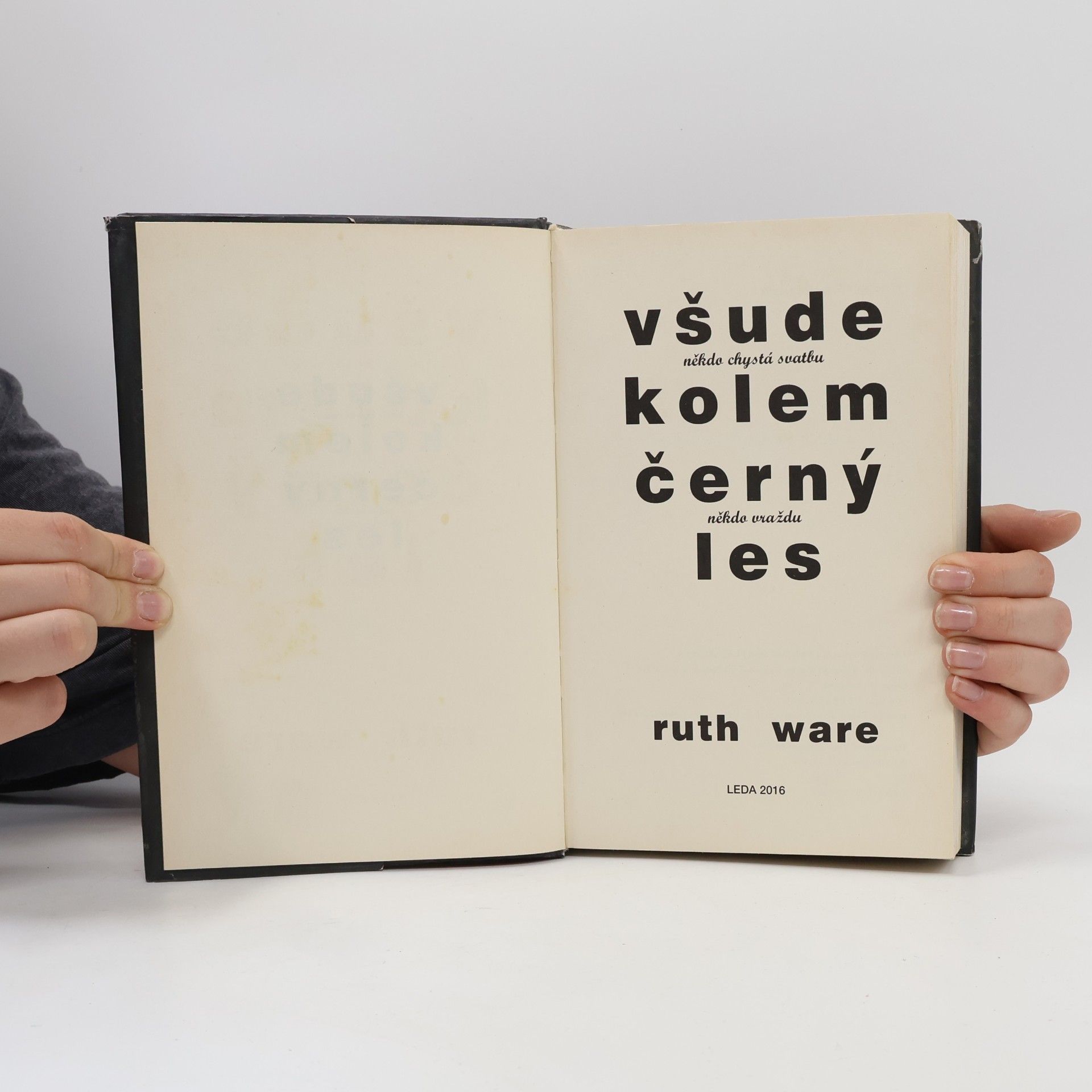 Ruth Ware Všude kolem černý les: Někdo chystá svatbu, někdo vraždu