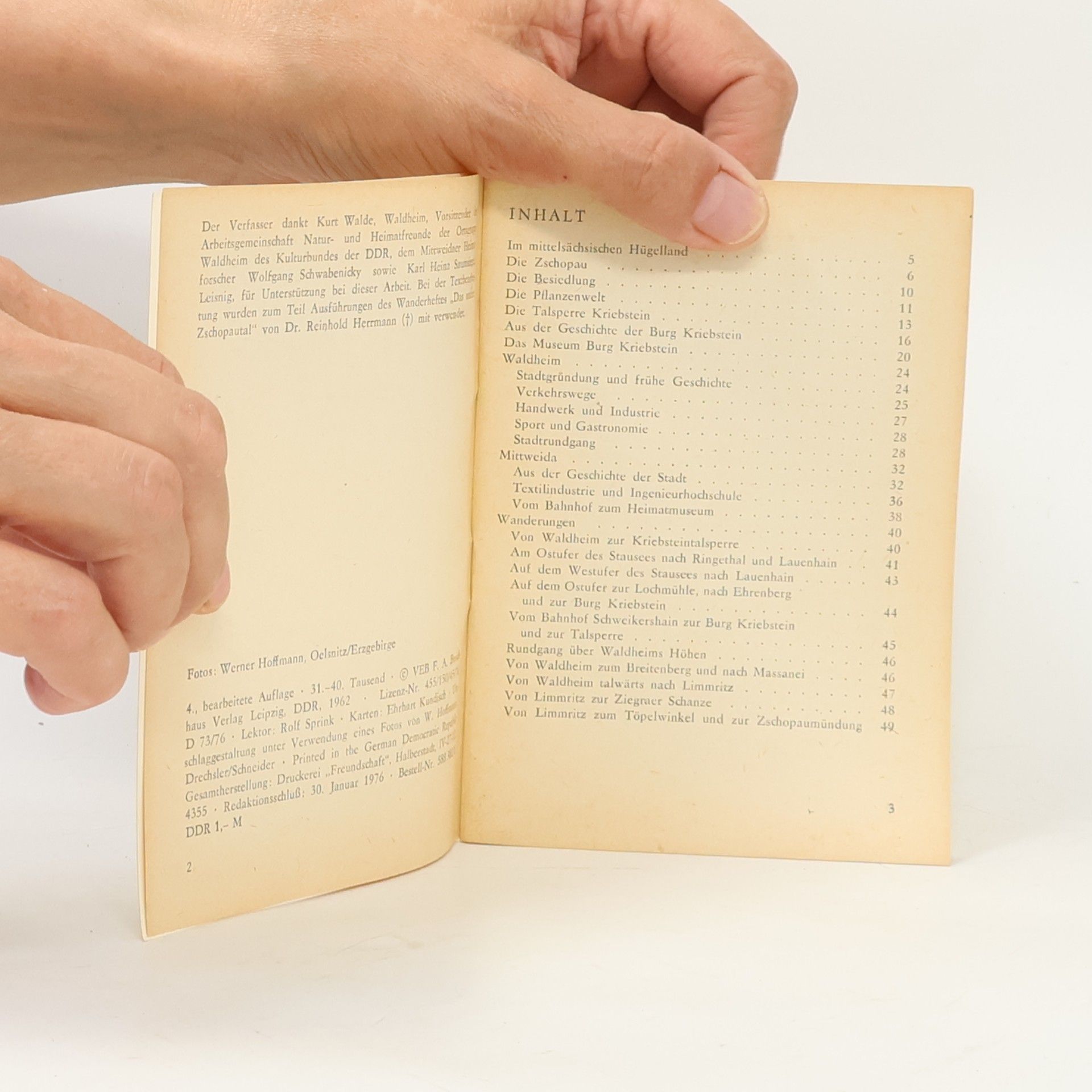 Autorenkollektiv Brockhaus-Wanderheft 6. Kriebstein-Talsperre