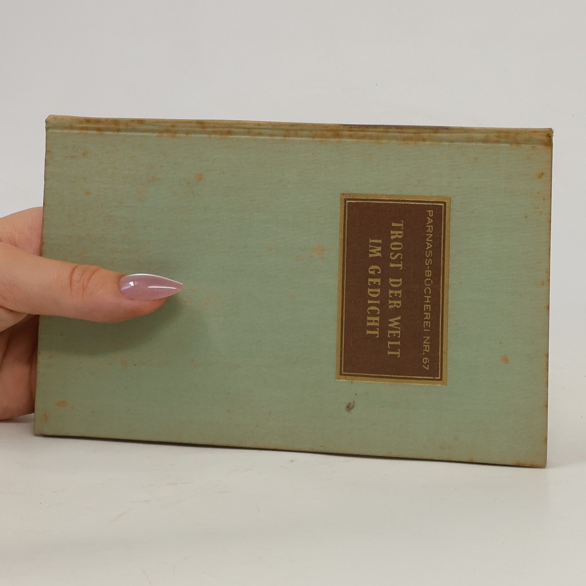 Adolf Haller Trost der welt im Gedicht