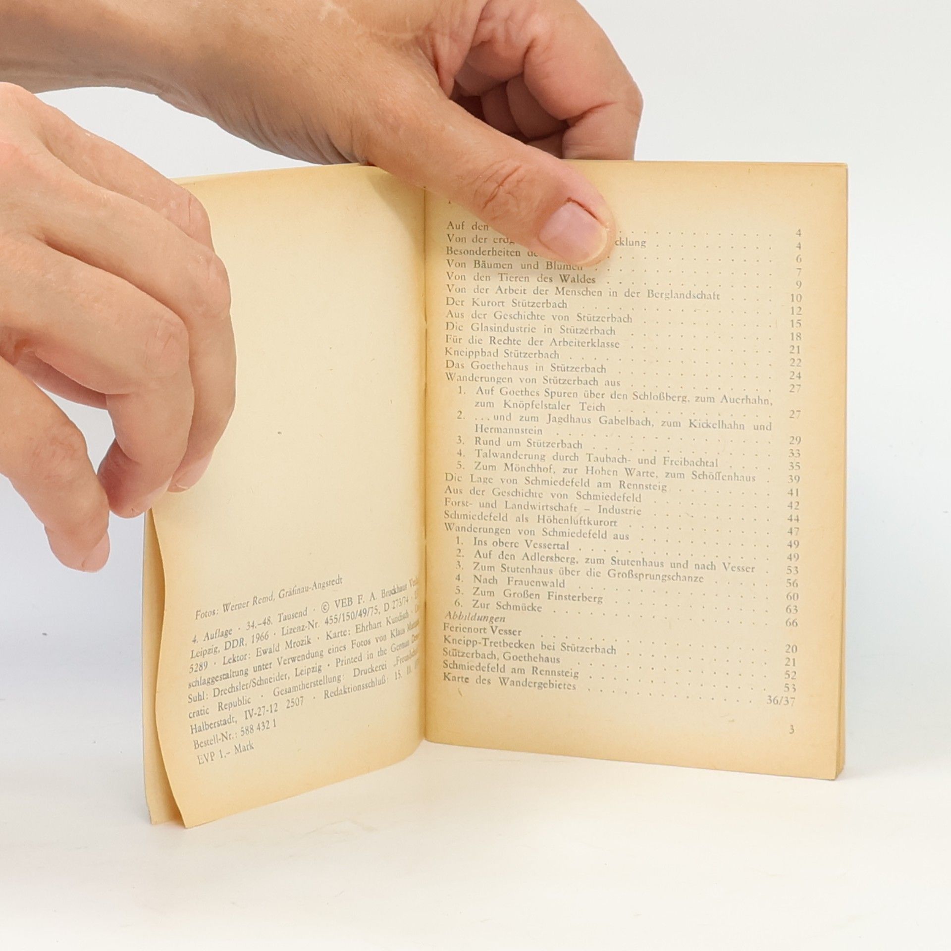 Collectif d'auteurs  Brockhaus-Wanderheft 120: Stützerbach Schmiedefeld a.R.