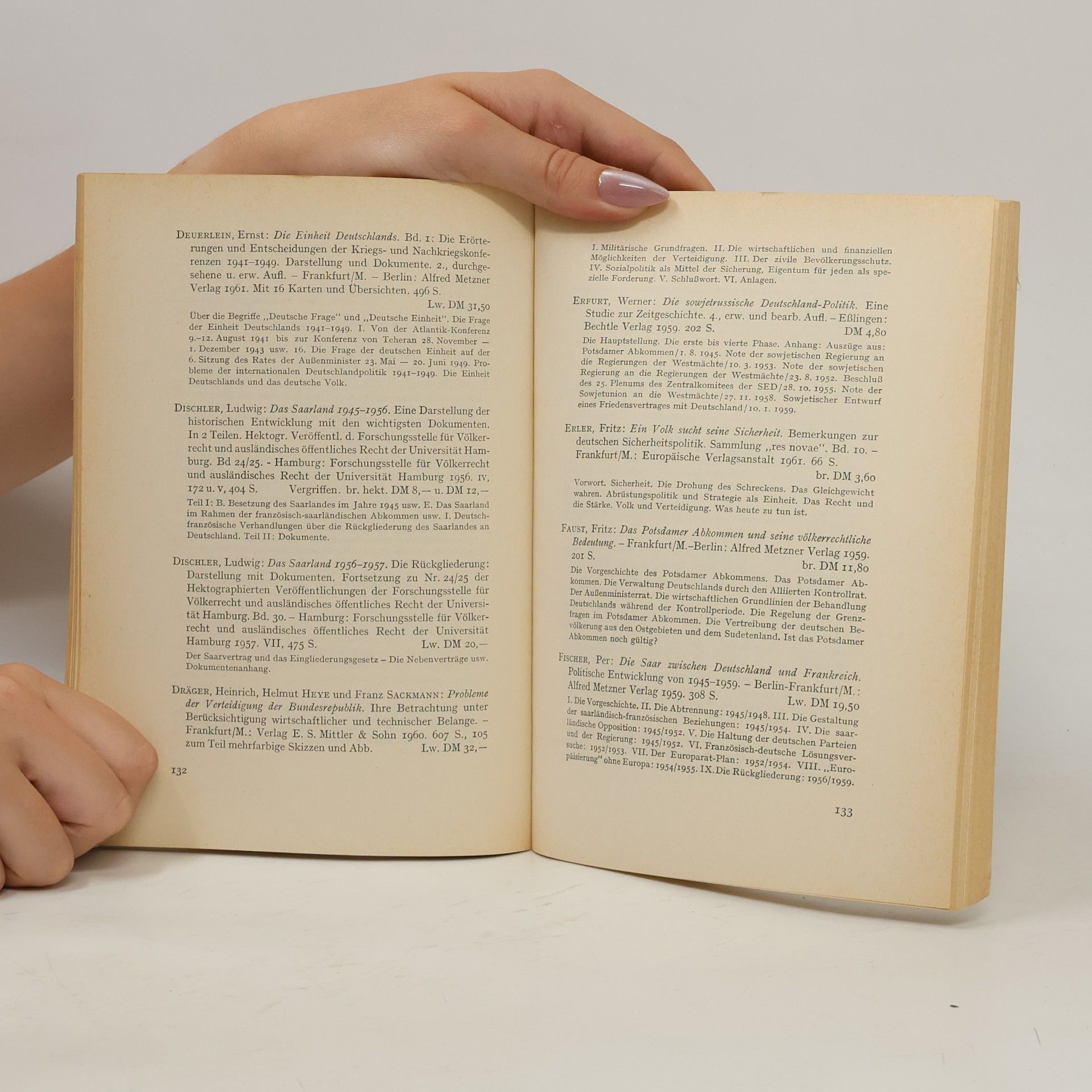 Auteurscollectief Schrifttum über Deutschland, 1918-1963