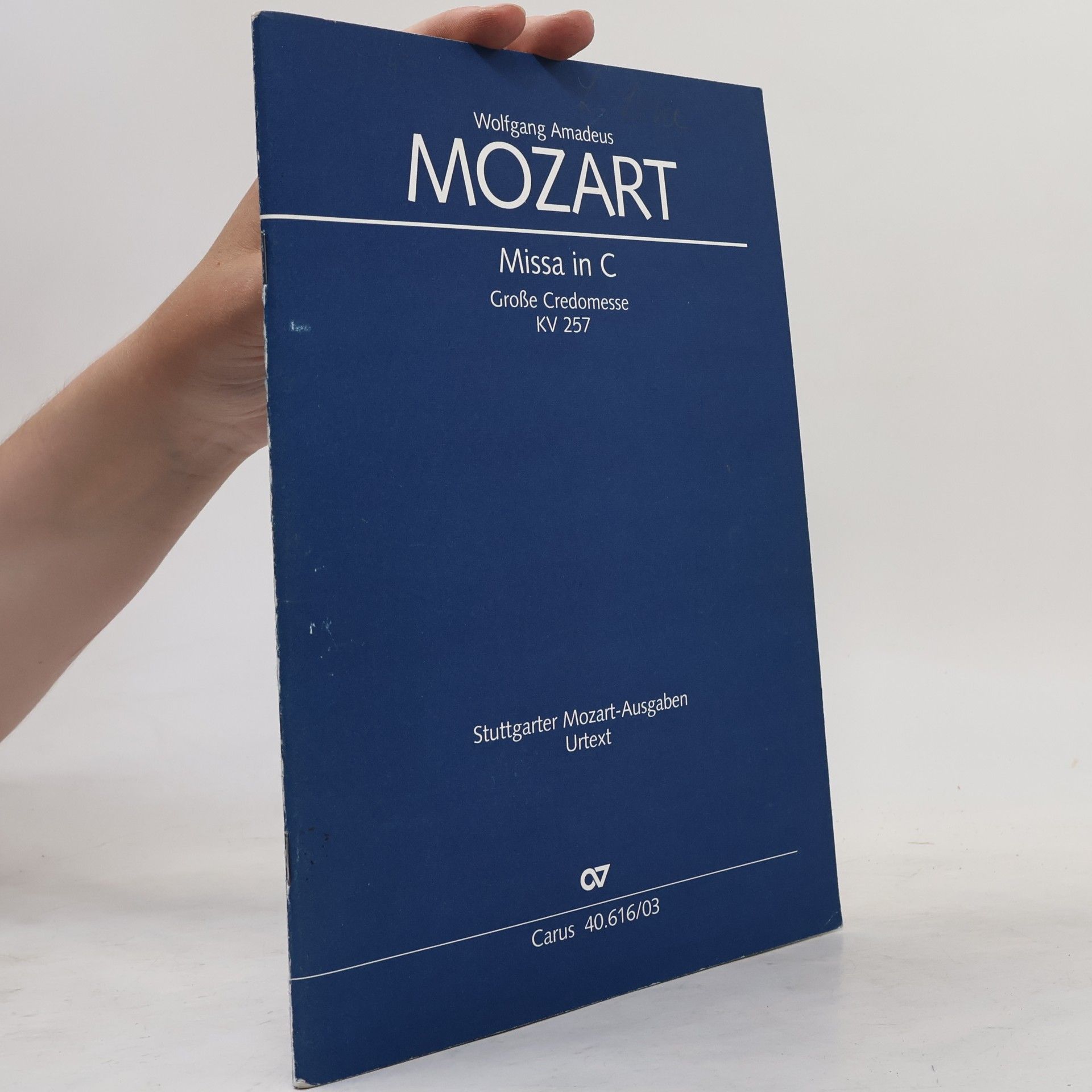 Wolfgang Amadeus Mozart Missa in C (Klavierauszug): Große Credomesse KV 257, 1775-1777