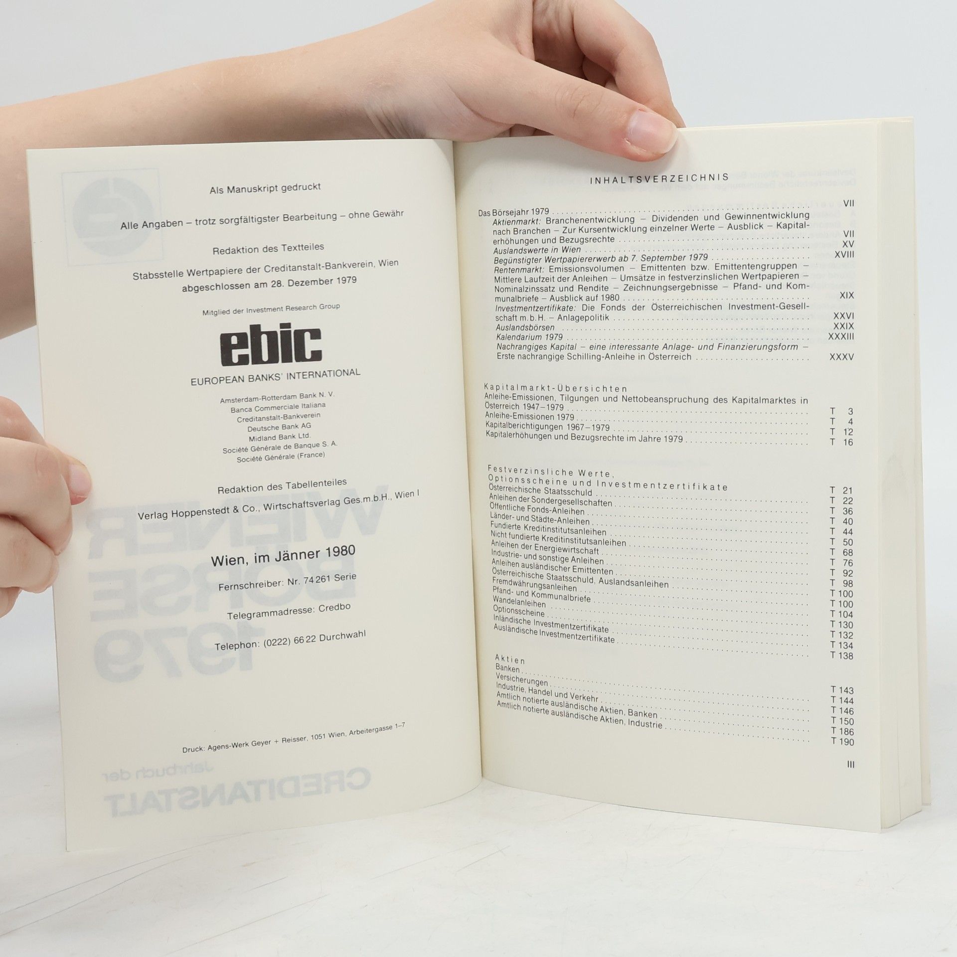 Auteurscollectief Wiener Börse 1979