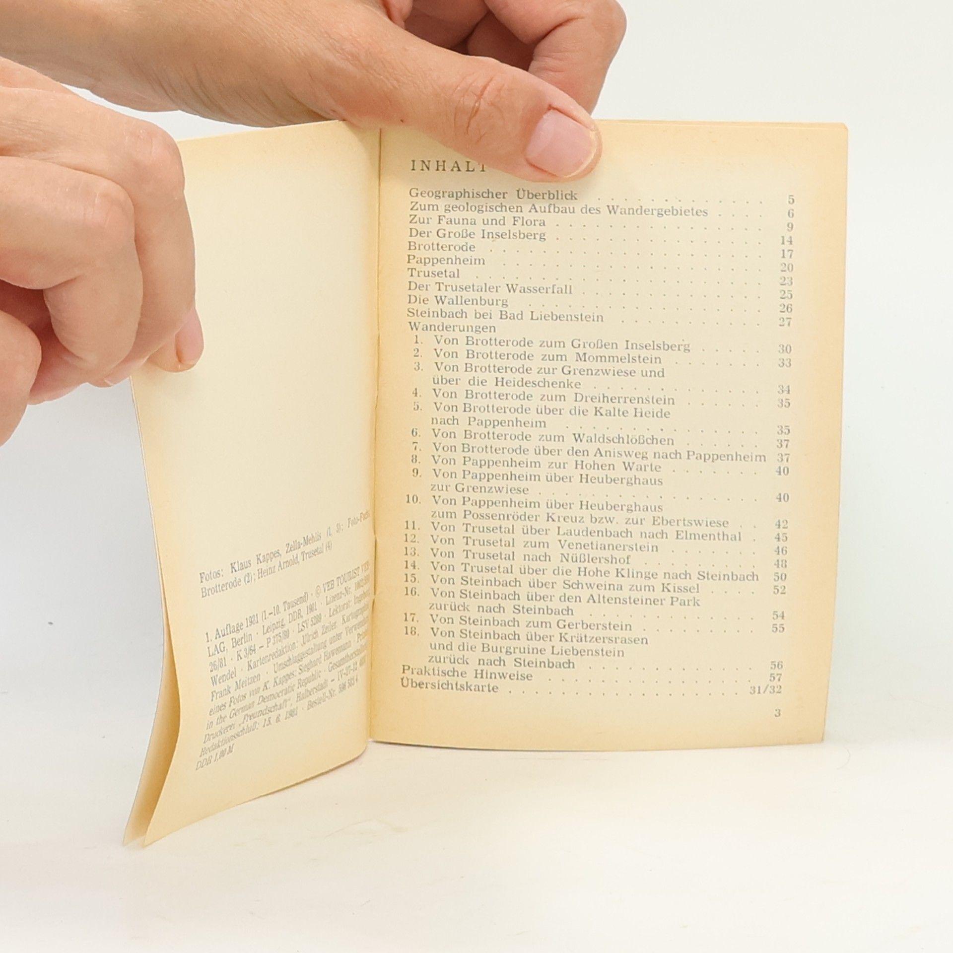 Autorenkollektiv Brotterode Pappenheim. Wanderheft 10