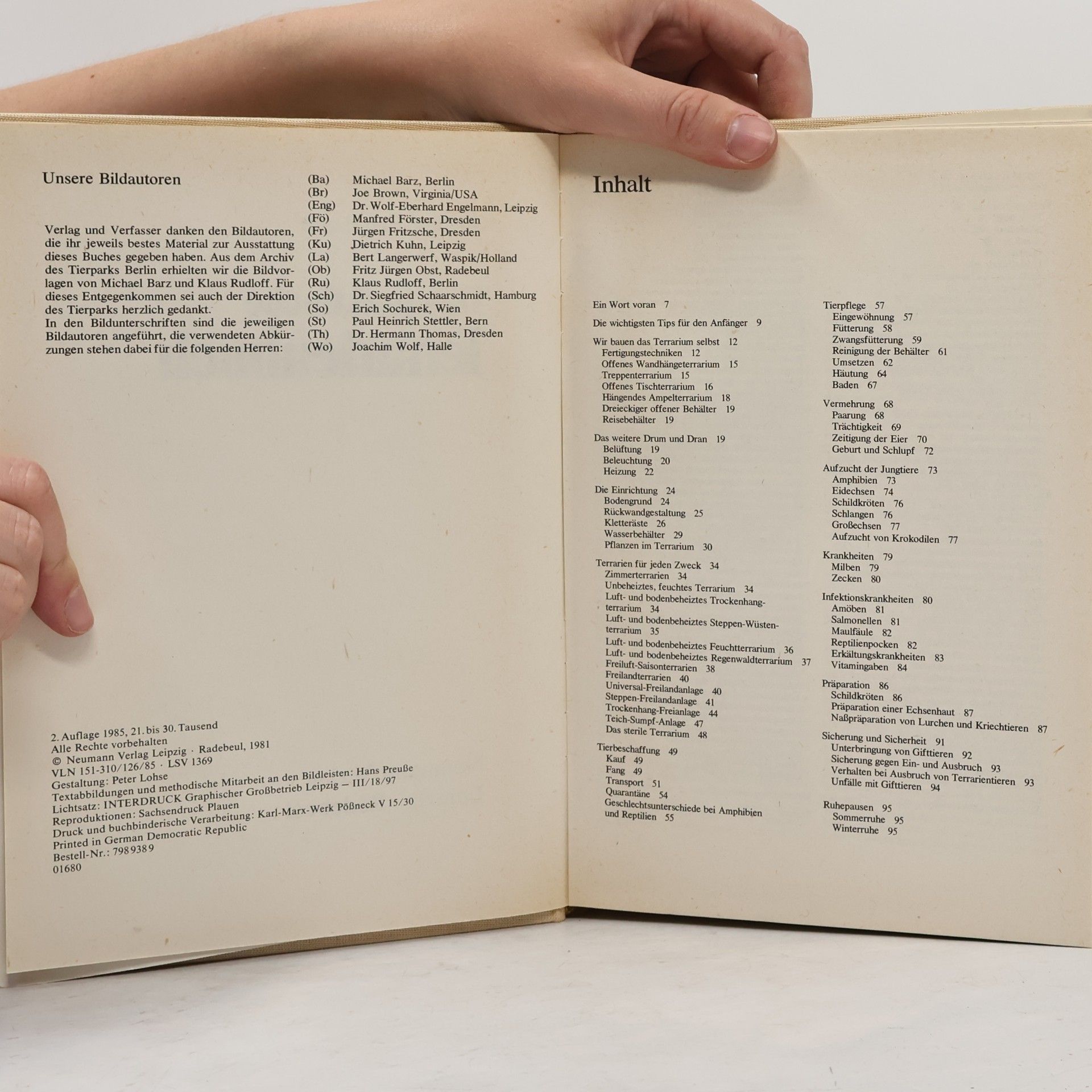 Jürgen Fritzsche Das praktische Terrarienbuch