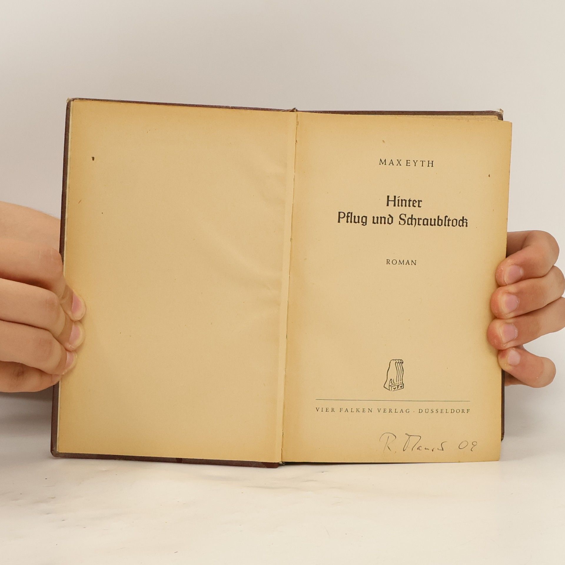 Max Eyth Hinter Pflug und Schraubſtock