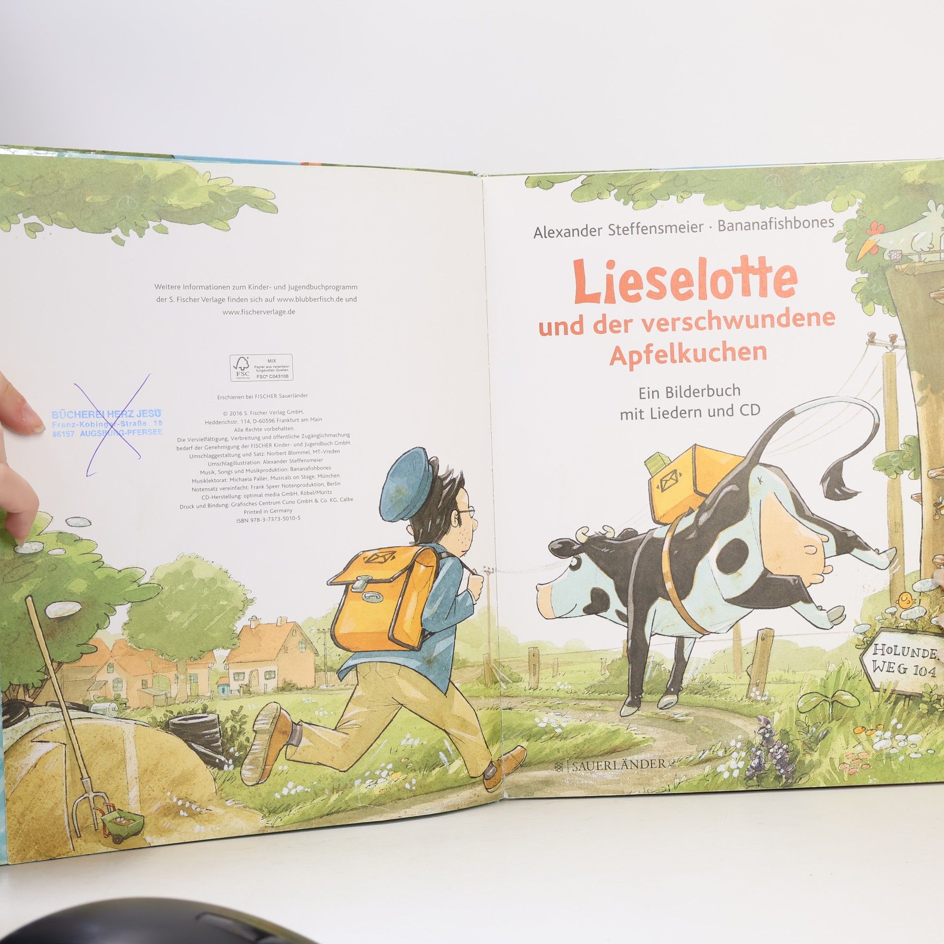 Alexander Steffensmeier Lieselotte und der verschwundene Apfelkuchen