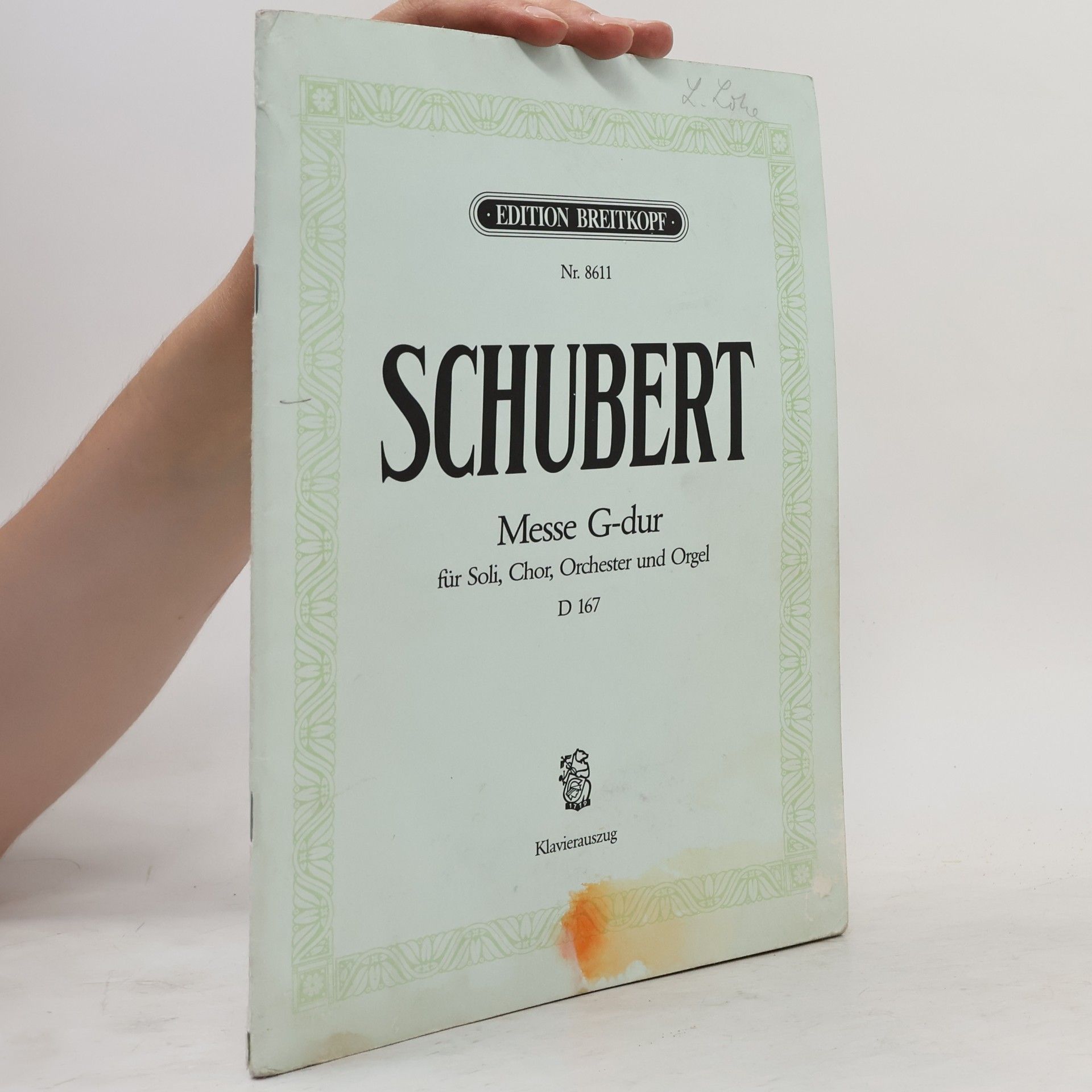 Franz Schubert Messe G-dur (D 167)