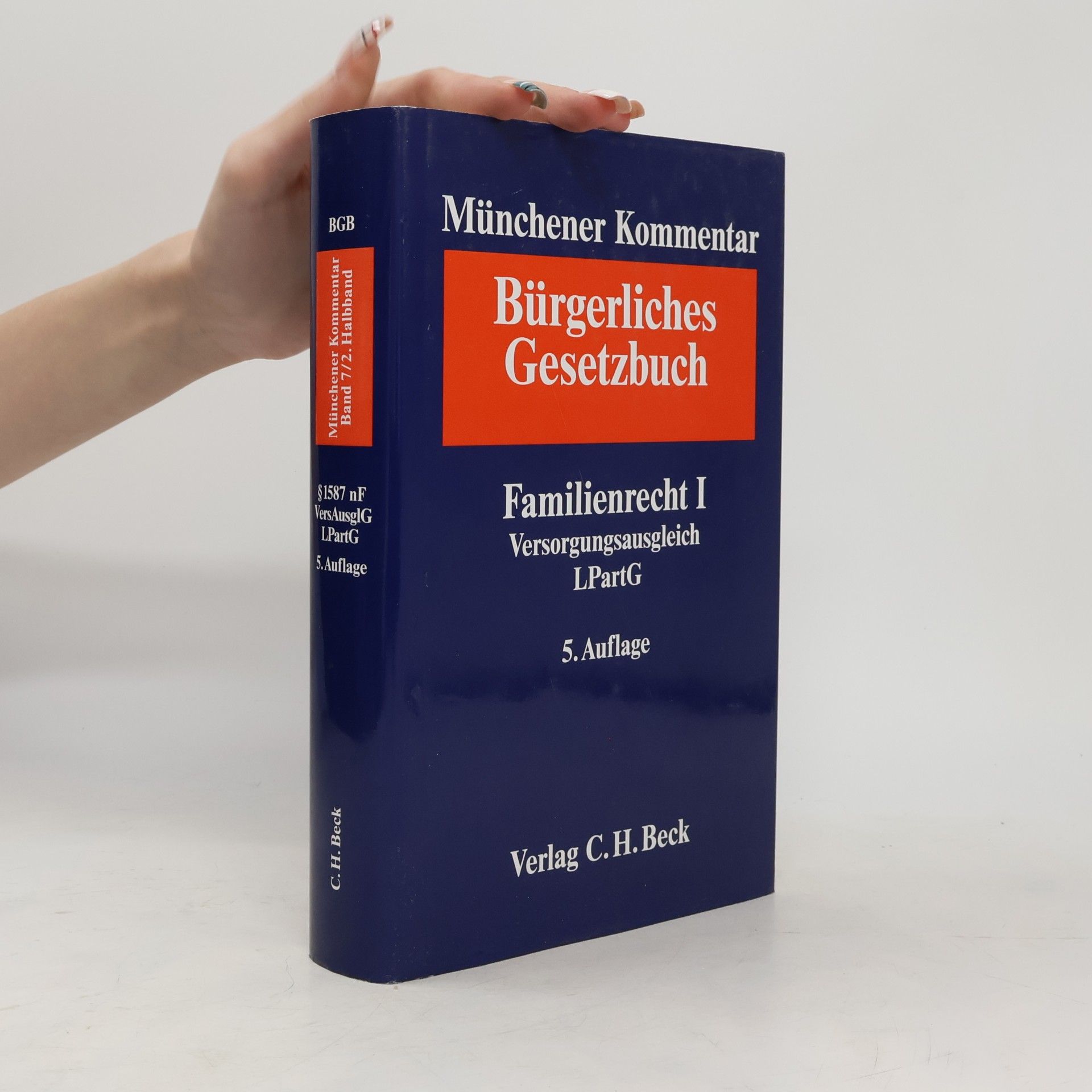 Various authors Münchener Kommentar. Bürgerlichen Gesetzbuch. Familienrecht I