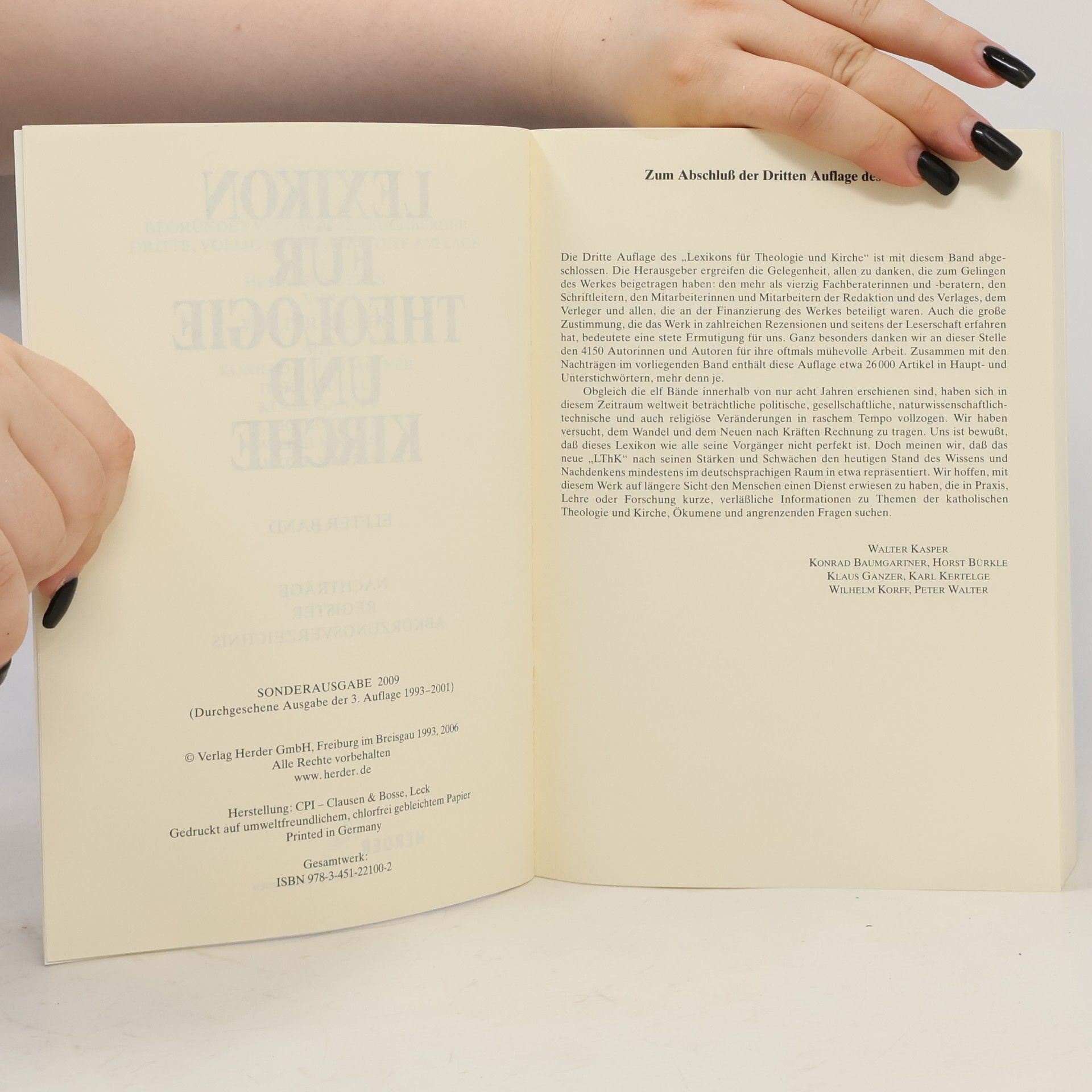 Autorenkollektiv Lexikon für Theologie und Kirche 11