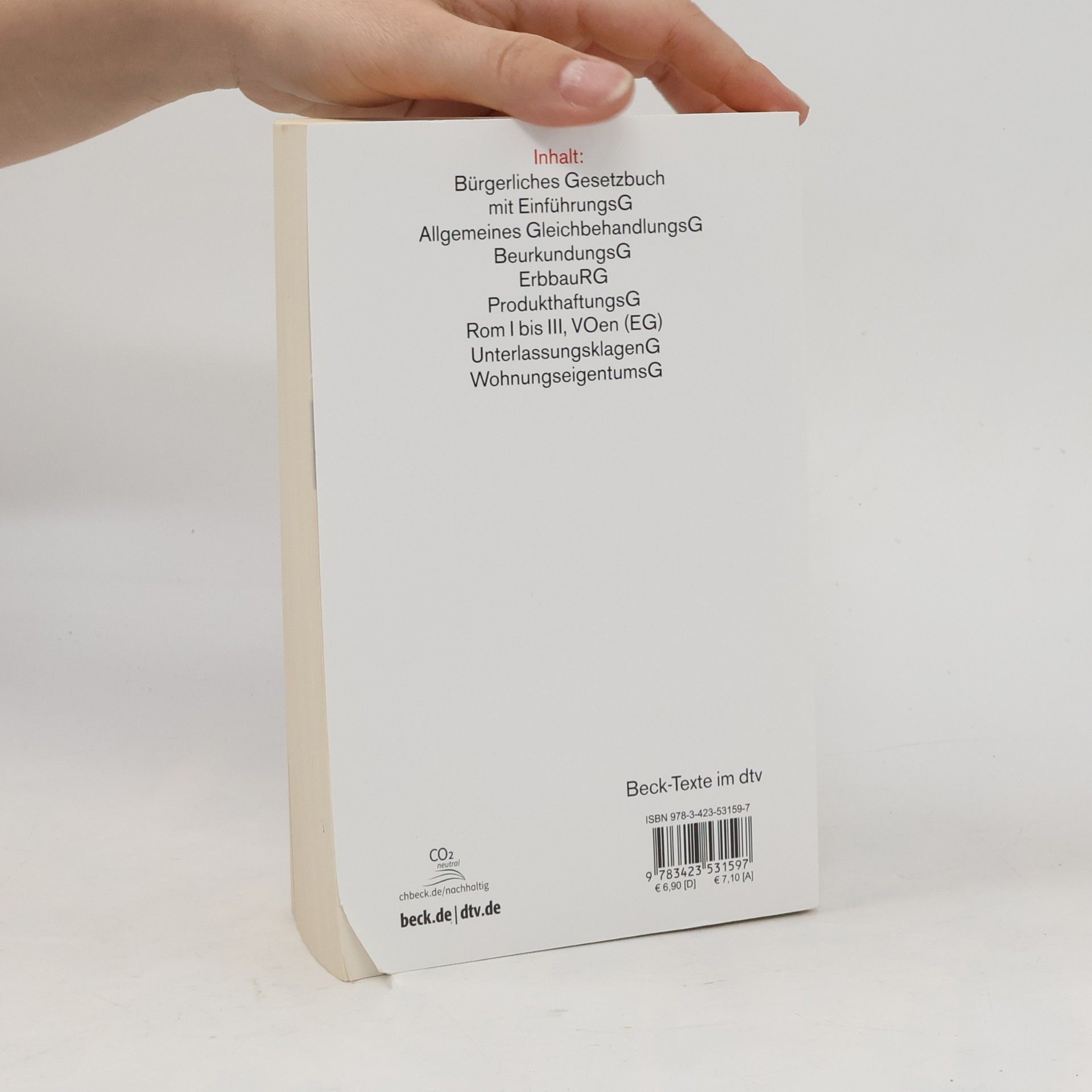 Helmut Köhler Bürgerliches Gesetzbuch