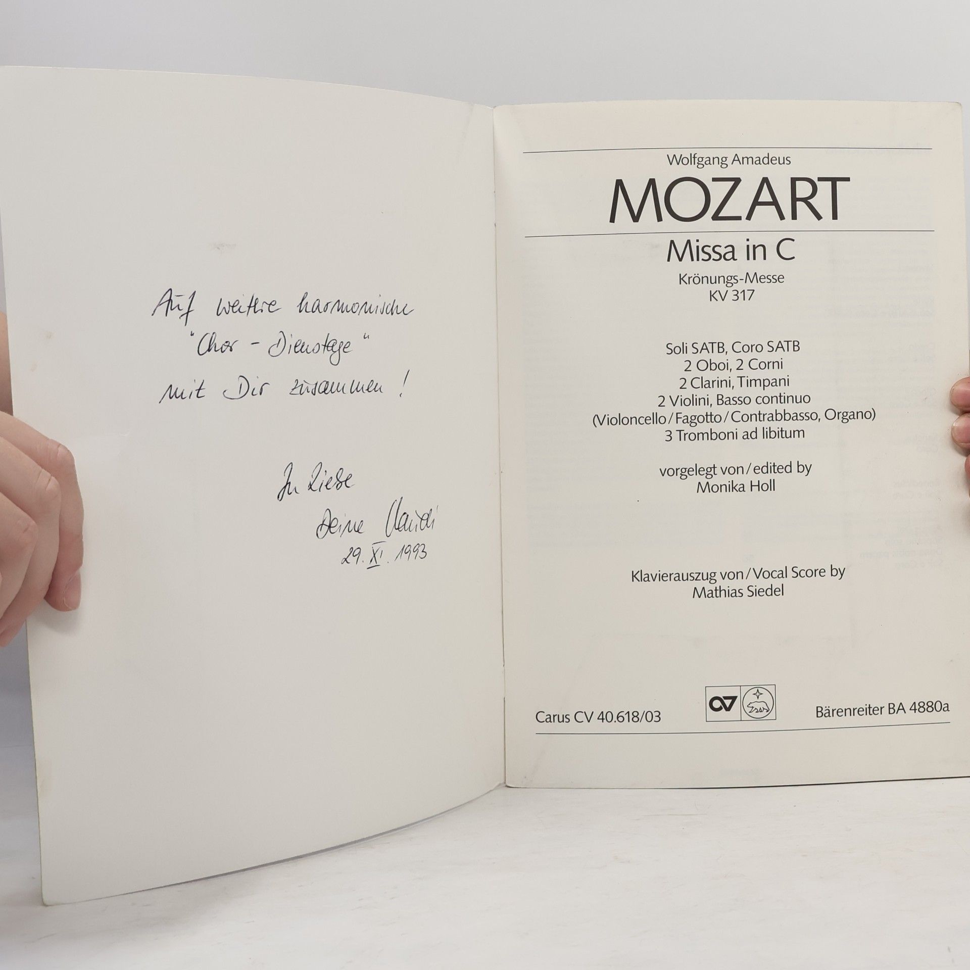 Kolektív autorov Wolfgang Amadeus Mozart. Missa in C