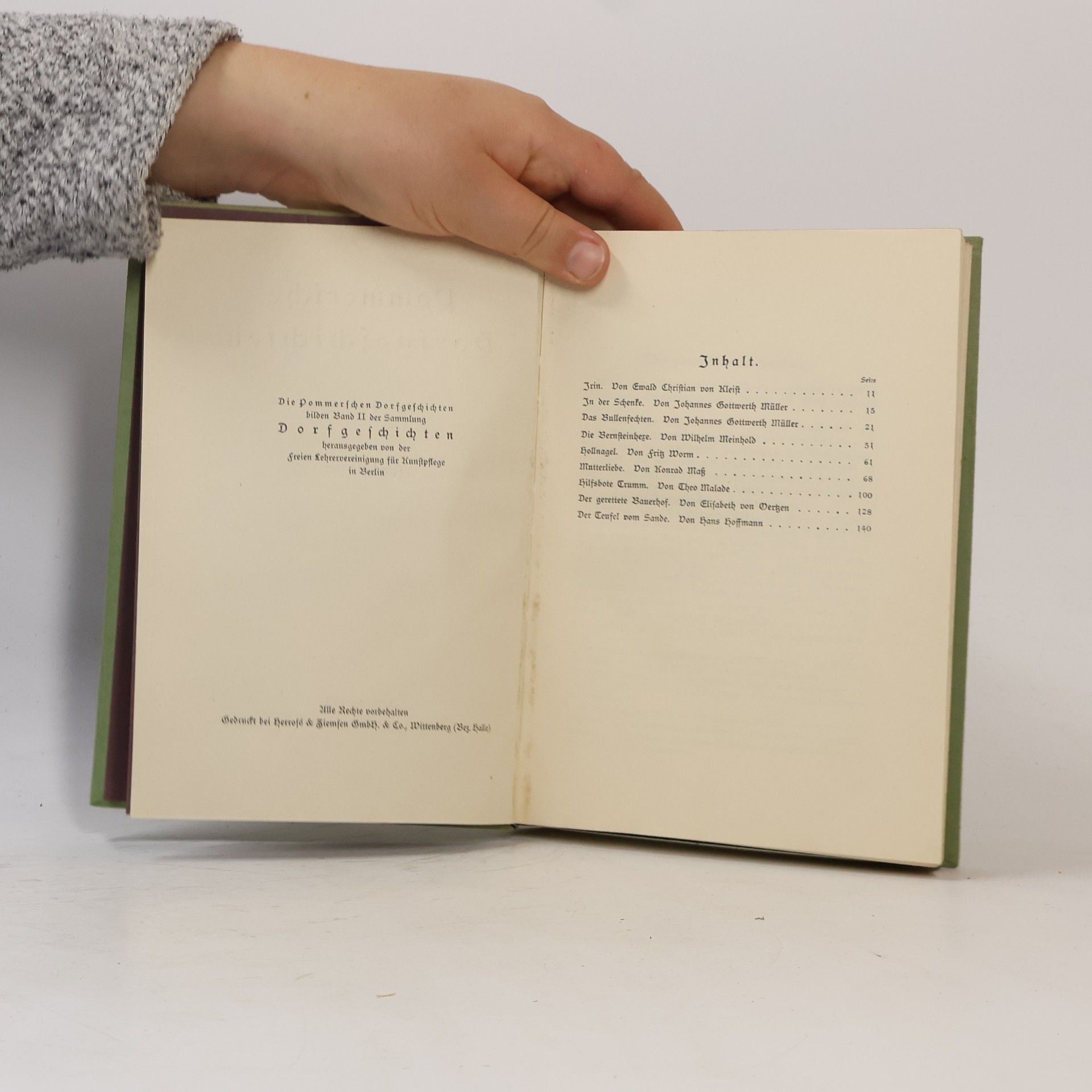Various authors Pommersche Dorfgeschichten