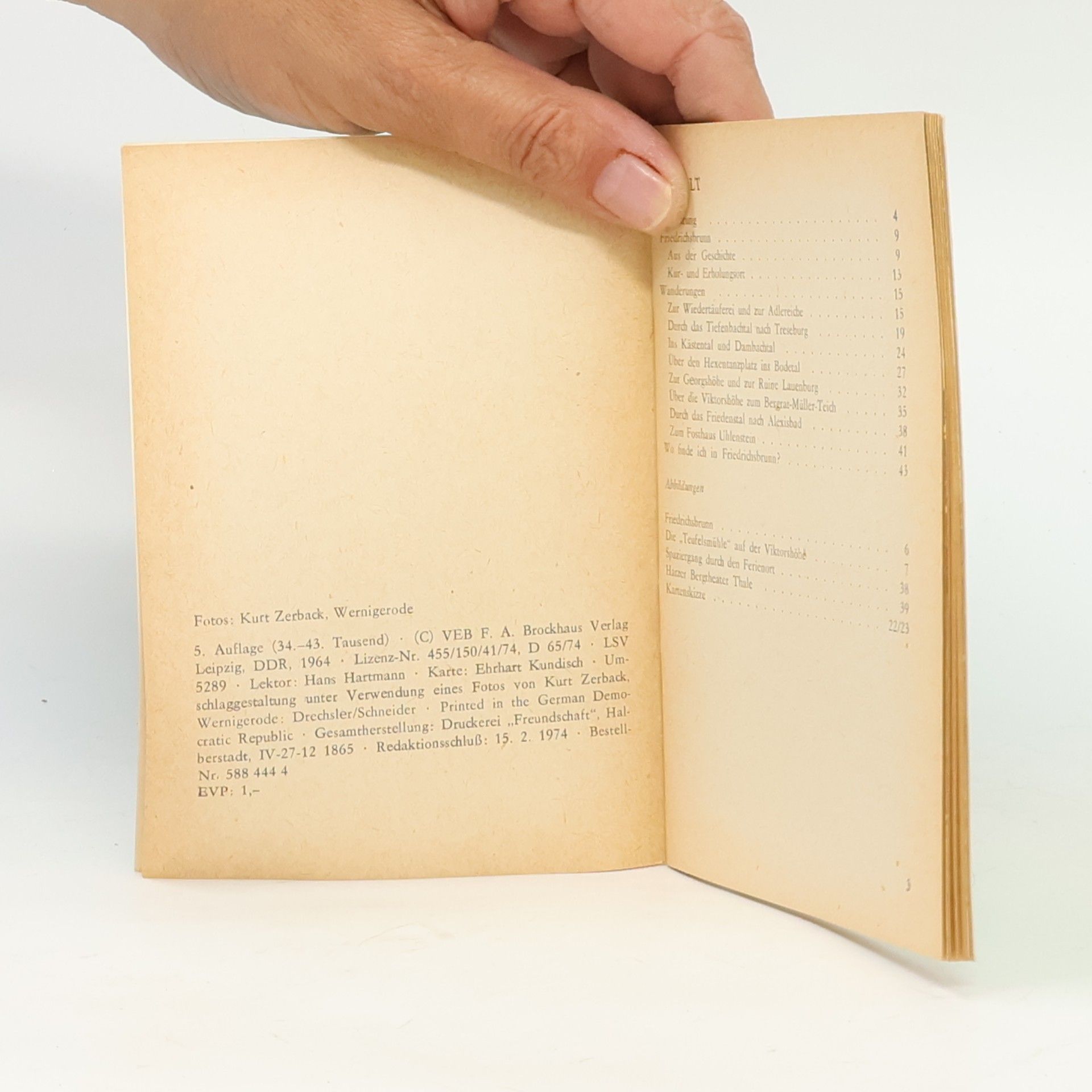 Collectif d'auteurs Brockhaus-Wanderheft 61