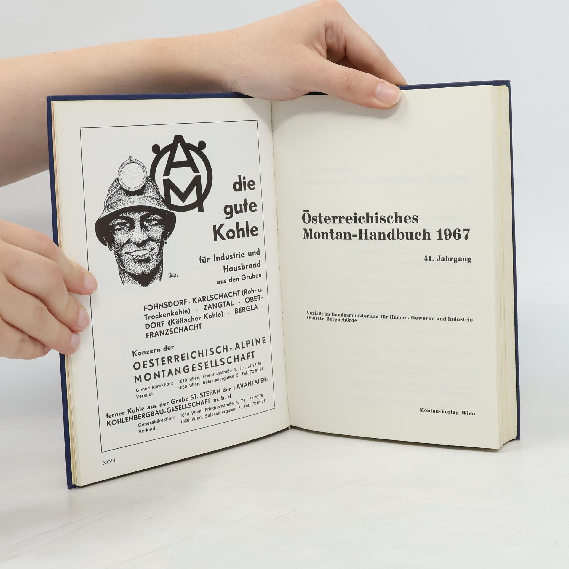 Autores varios Österreichisches Montan-Handbuch 1967