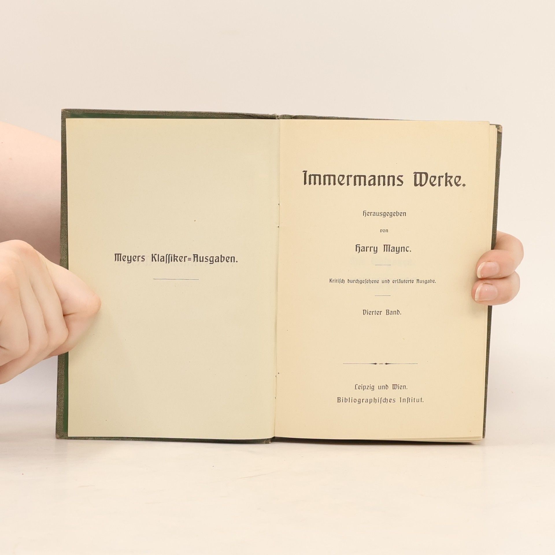 Karl Leberecht Immermann Immermanns Werke 4