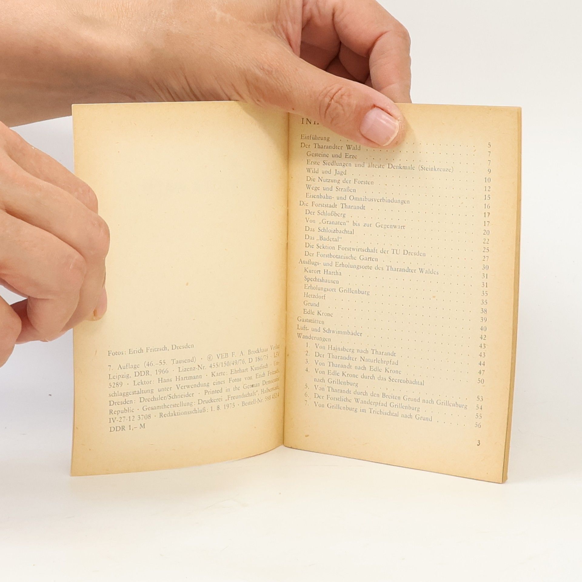 Autorenkollektiv Brockhaus Wanderheft 18. Tharandter Waldt