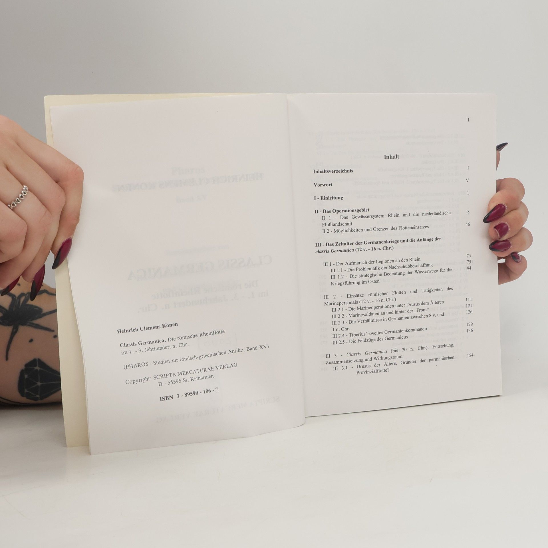 Heinrich Clemens Konen Pharos: Studien zur griechisch-römischen Antike - 15: Classis Germanica