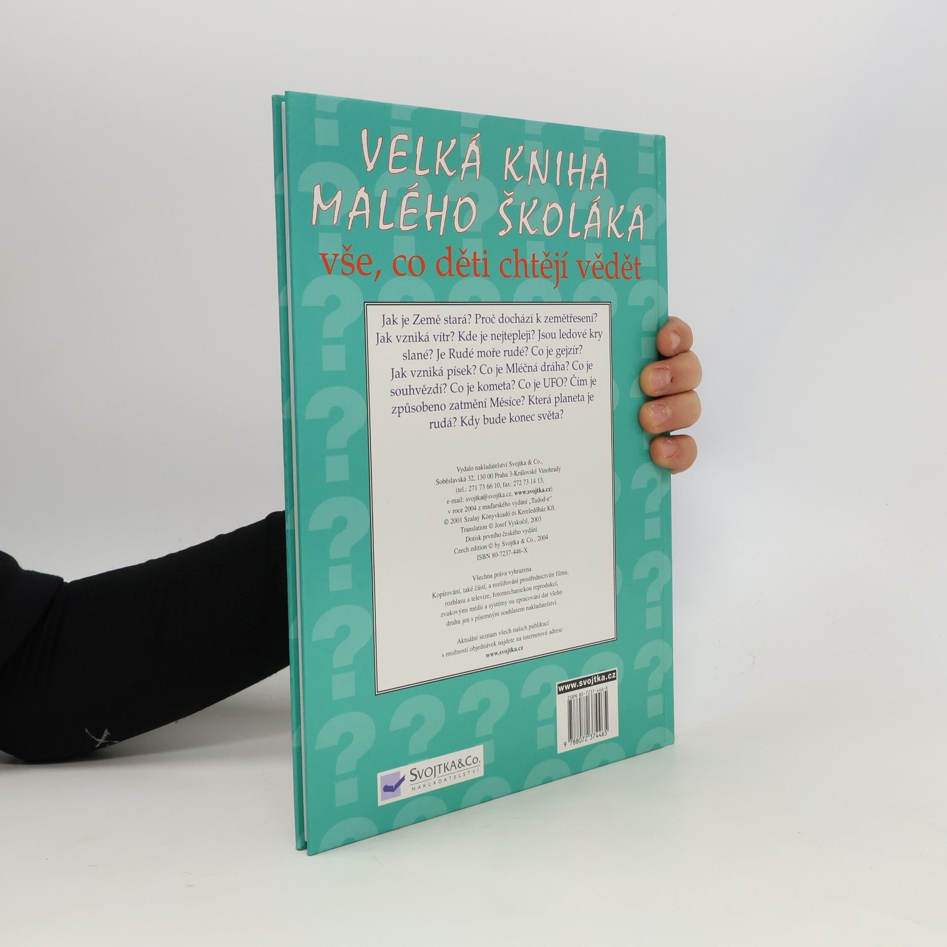 Autorenkollektiv Velká kniha malého školáka : vše, co děti chtějí vědět
