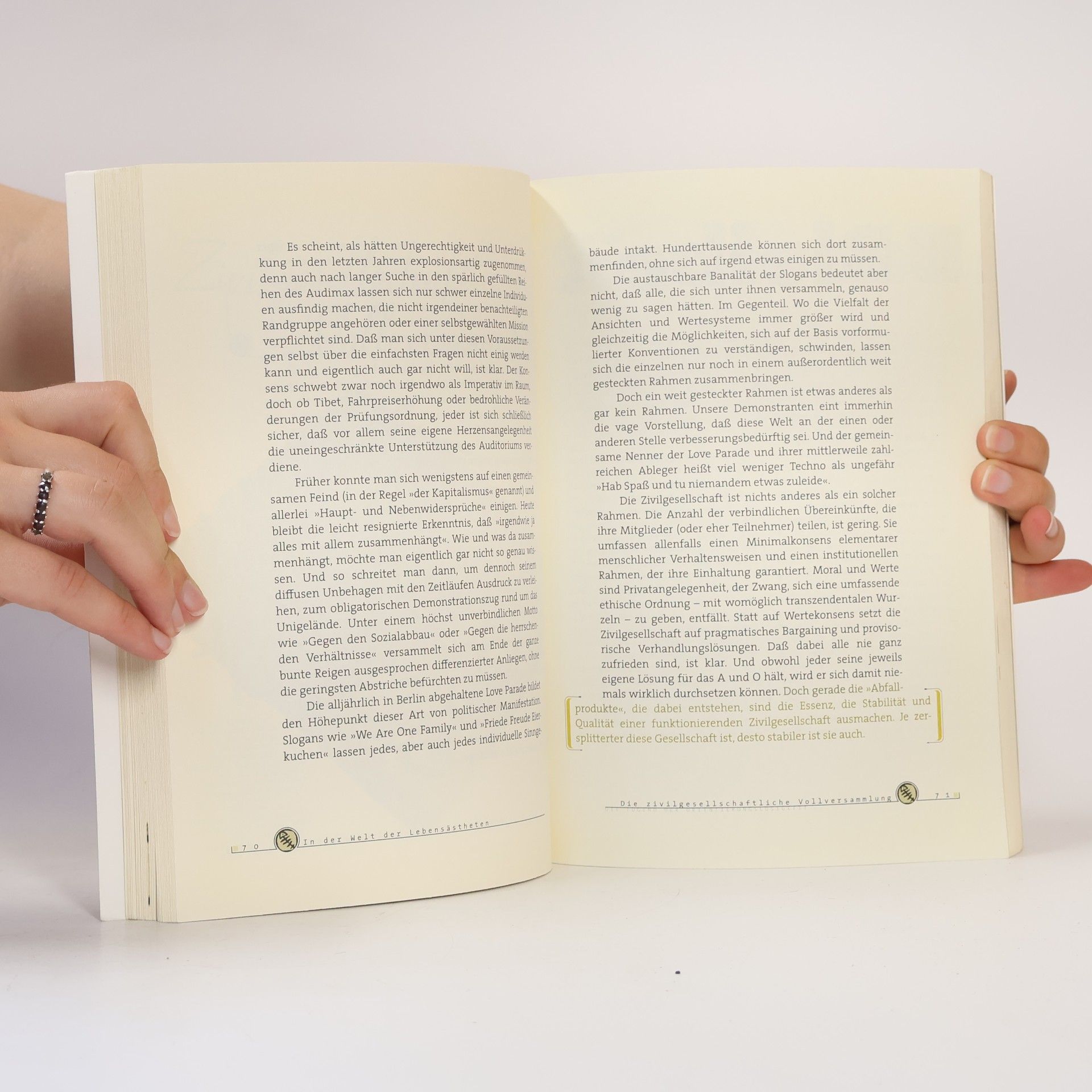 Johannes Goebel Die Tugend der Orientierungslosigkeit
