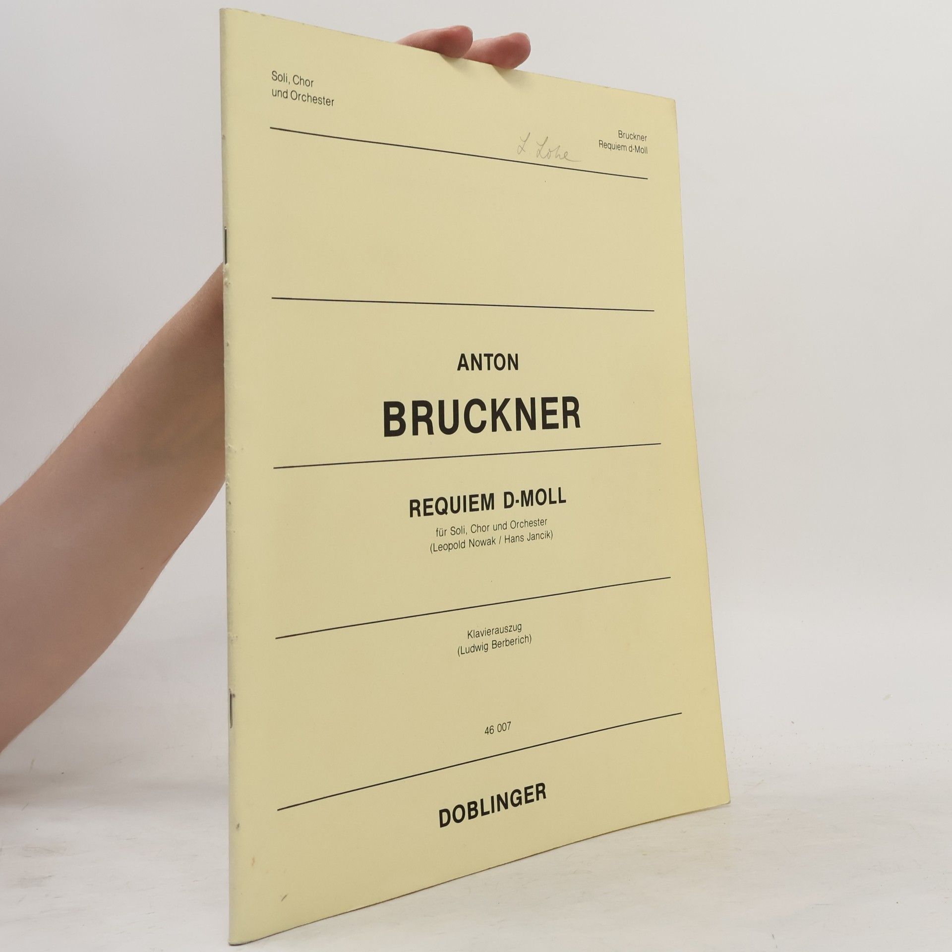 Various authors Anton Bruckner. Requiem d-moll