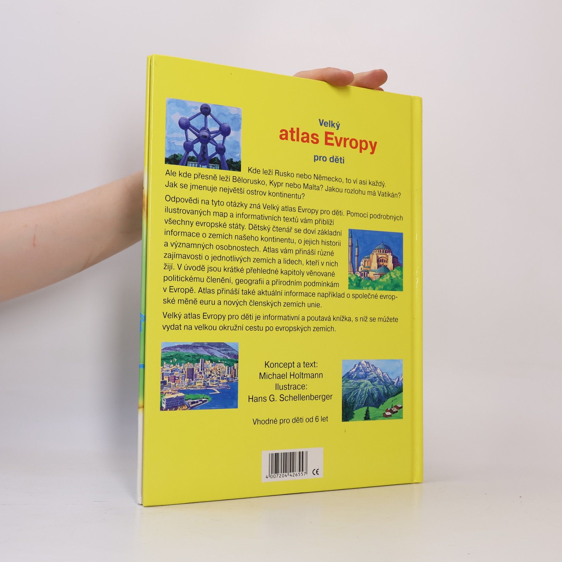 Michael Holtmann Velký atlas Evropy pro děti