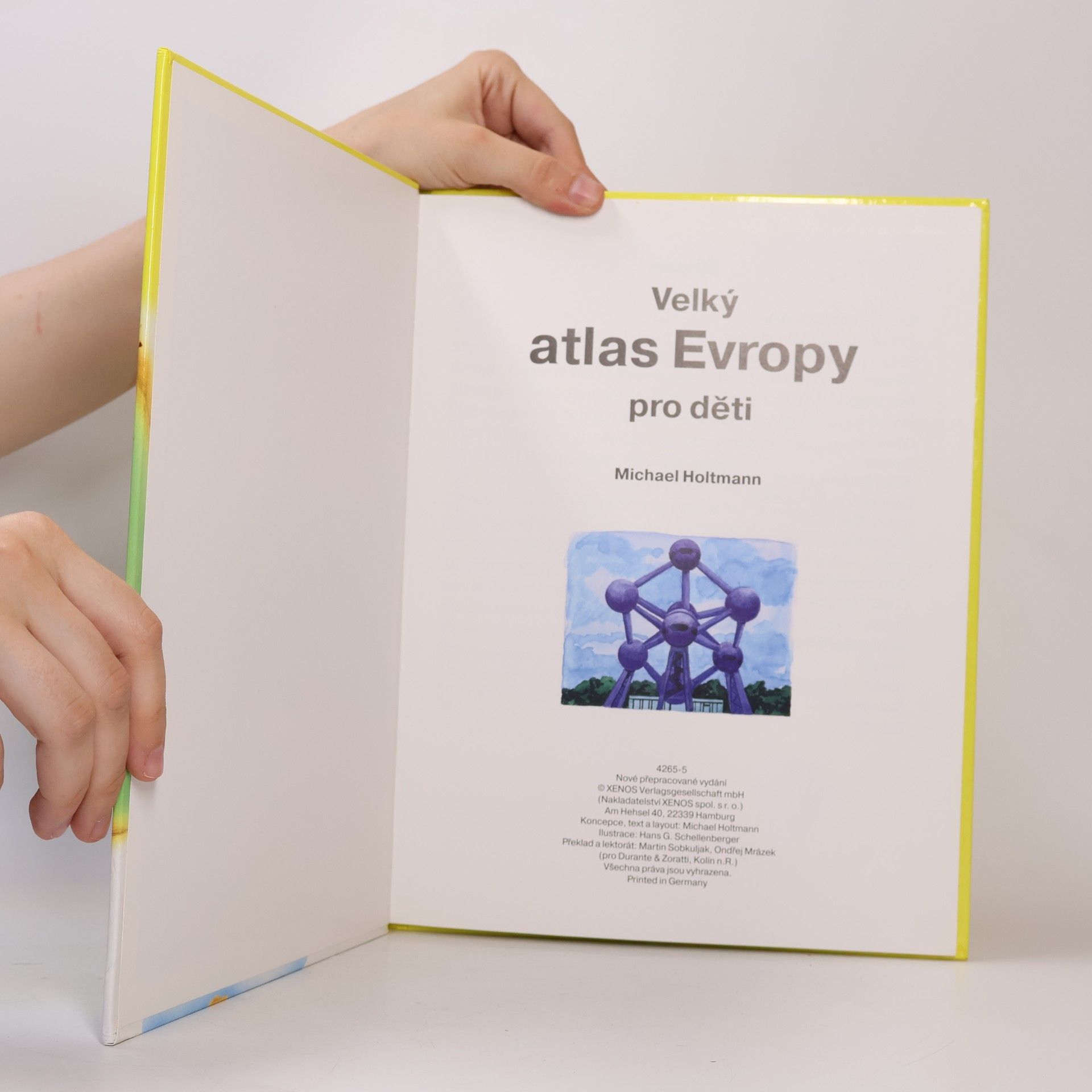 Michael Holtmann Velký atlas Evropy pro děti