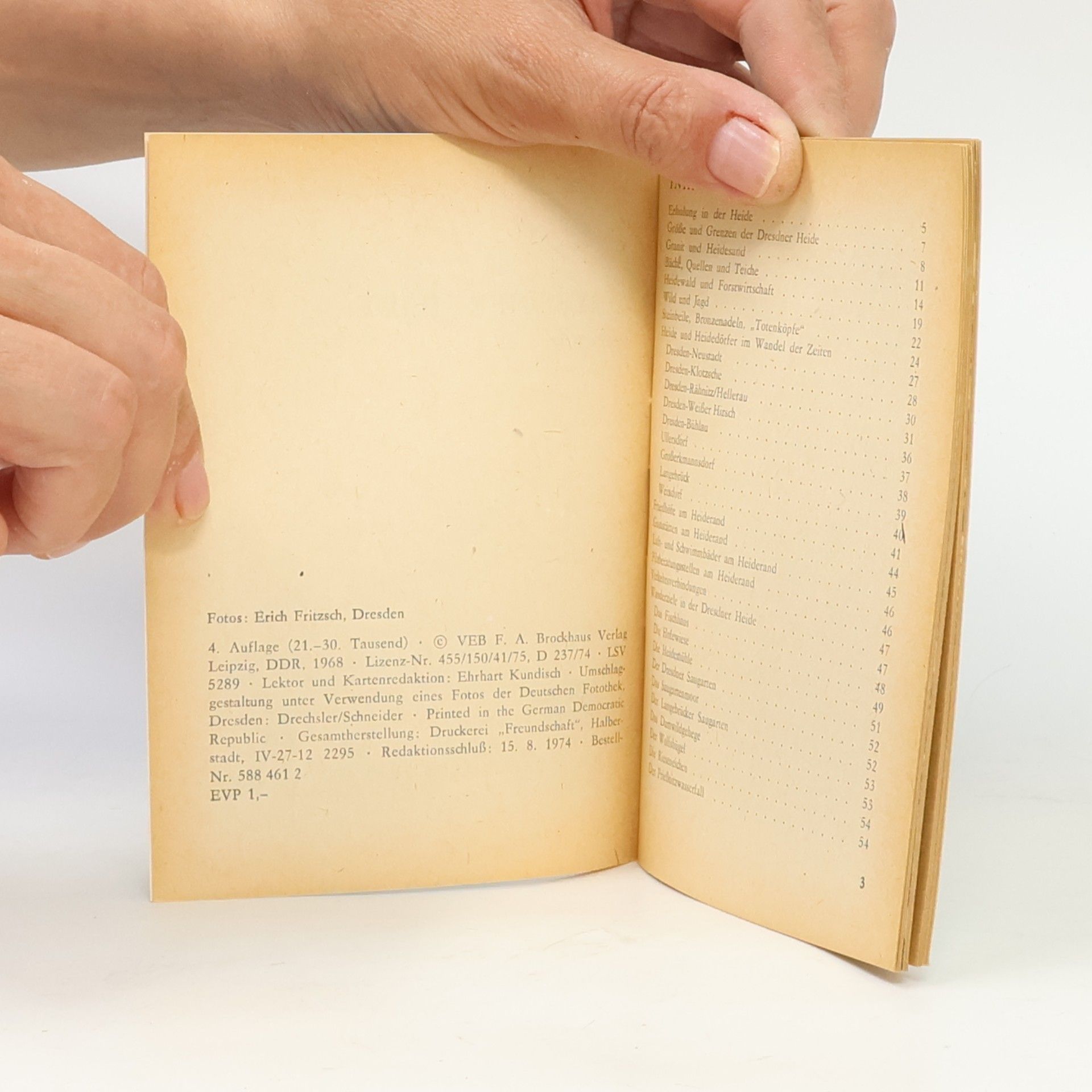 Autorenkollektiv Brockhaus Wanderheft 9. Dresdner Heide