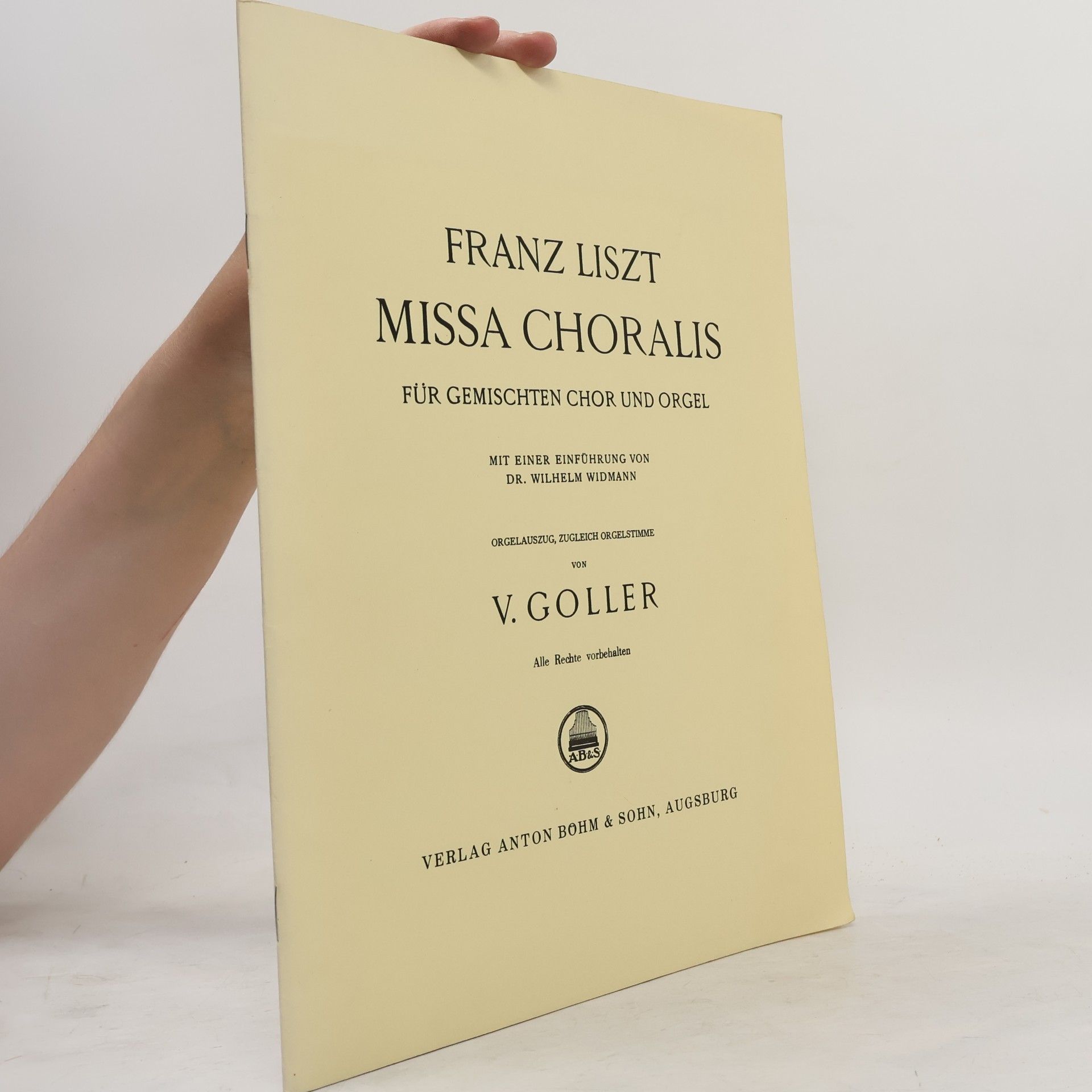 Franz von Liszt Missa Choralis